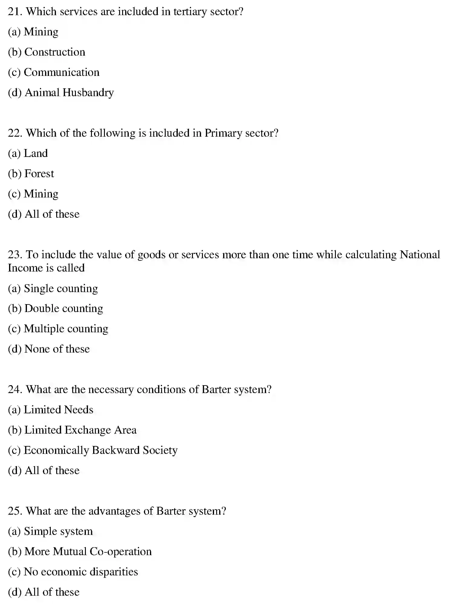 Bihar Board Class 12 2021 BUSINESS-ECONOMICS Question Bank - Page 34