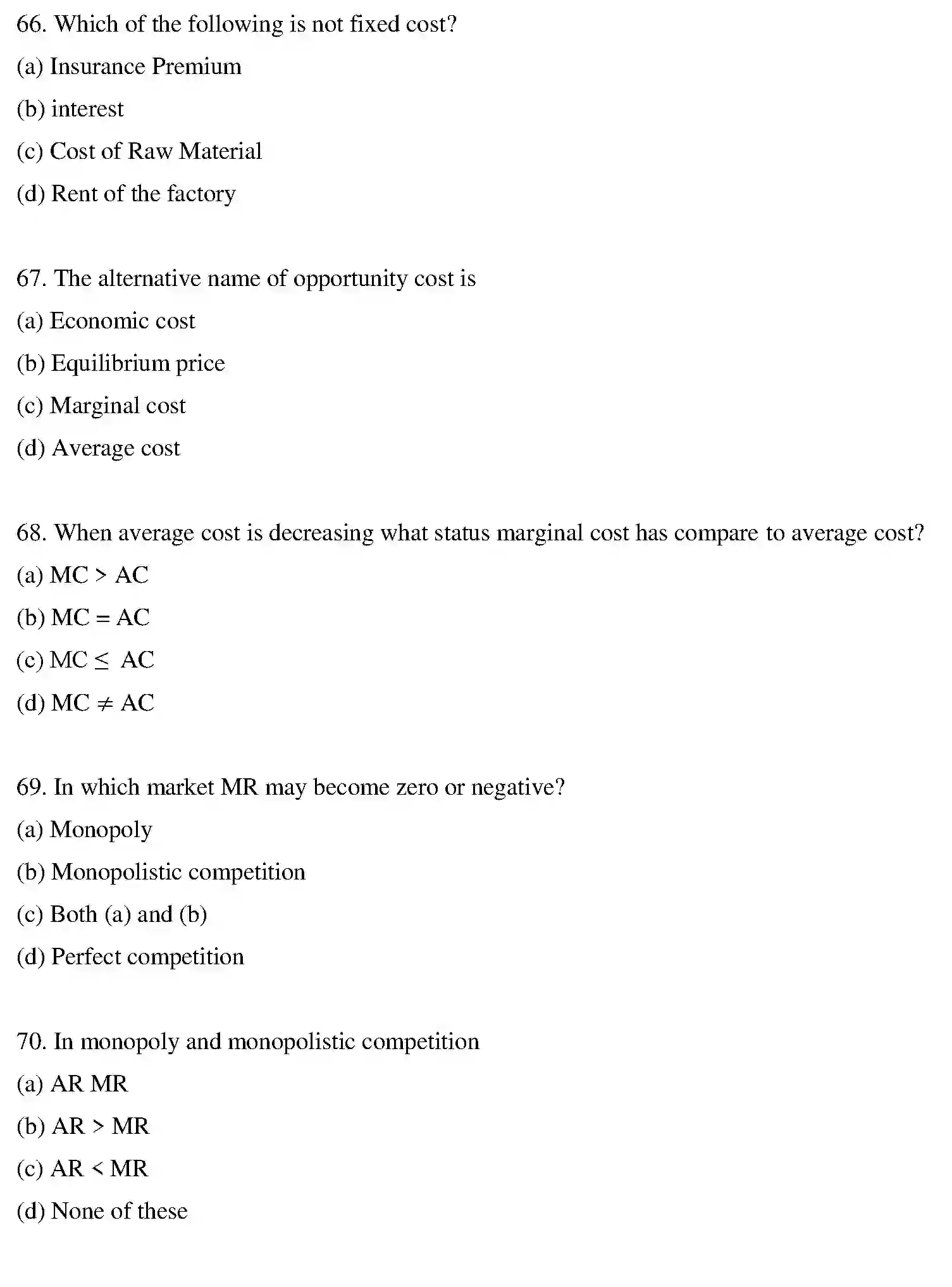 Bihar Board Class 12 2021 BUSINESS-ECONOMICS Question Bank - Page 43