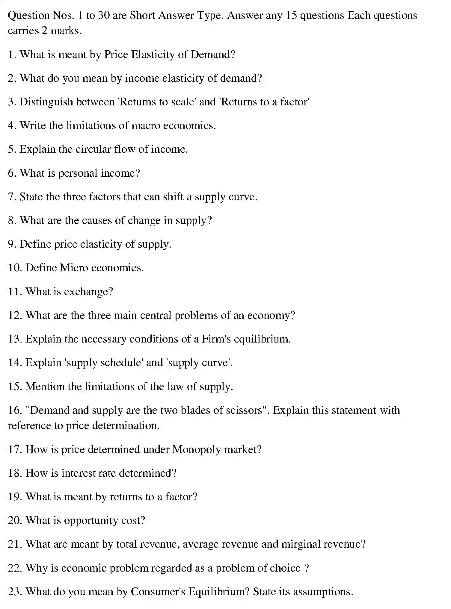 Bihar Board Class 12 2021 BUSINESS-ECONOMICS Question Bank - Page 50
