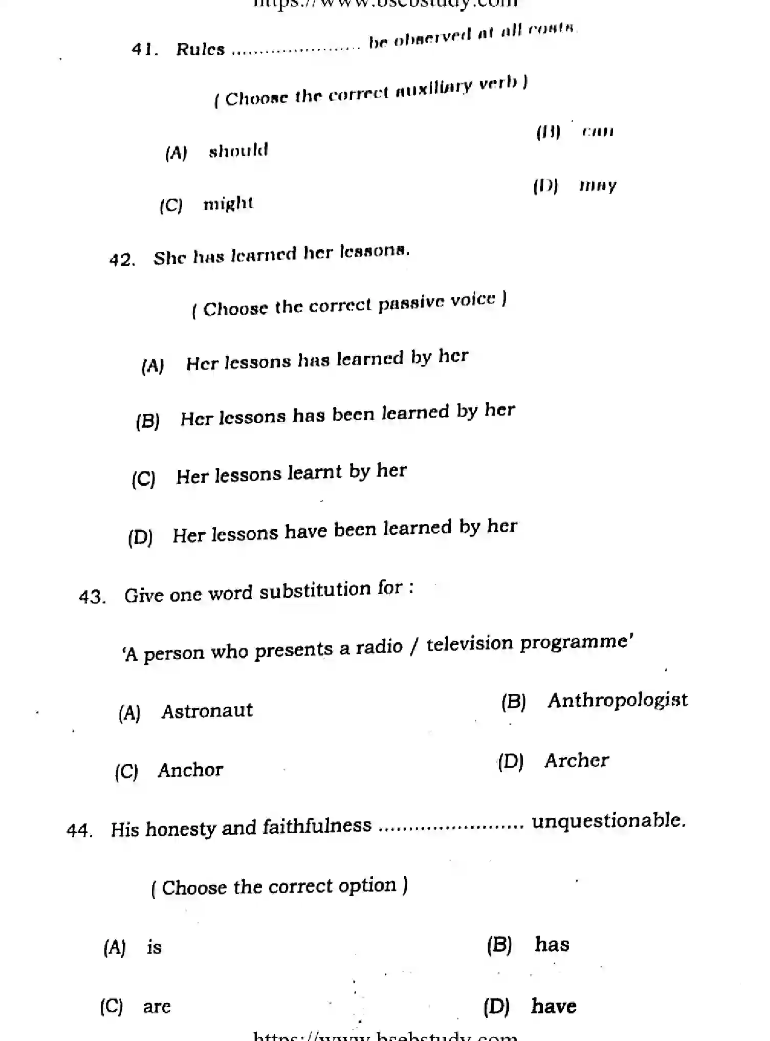 Bihar Board Class 12 2021 ENGLISH-COMPULSORY-105-205-B Question Bank - Page 11