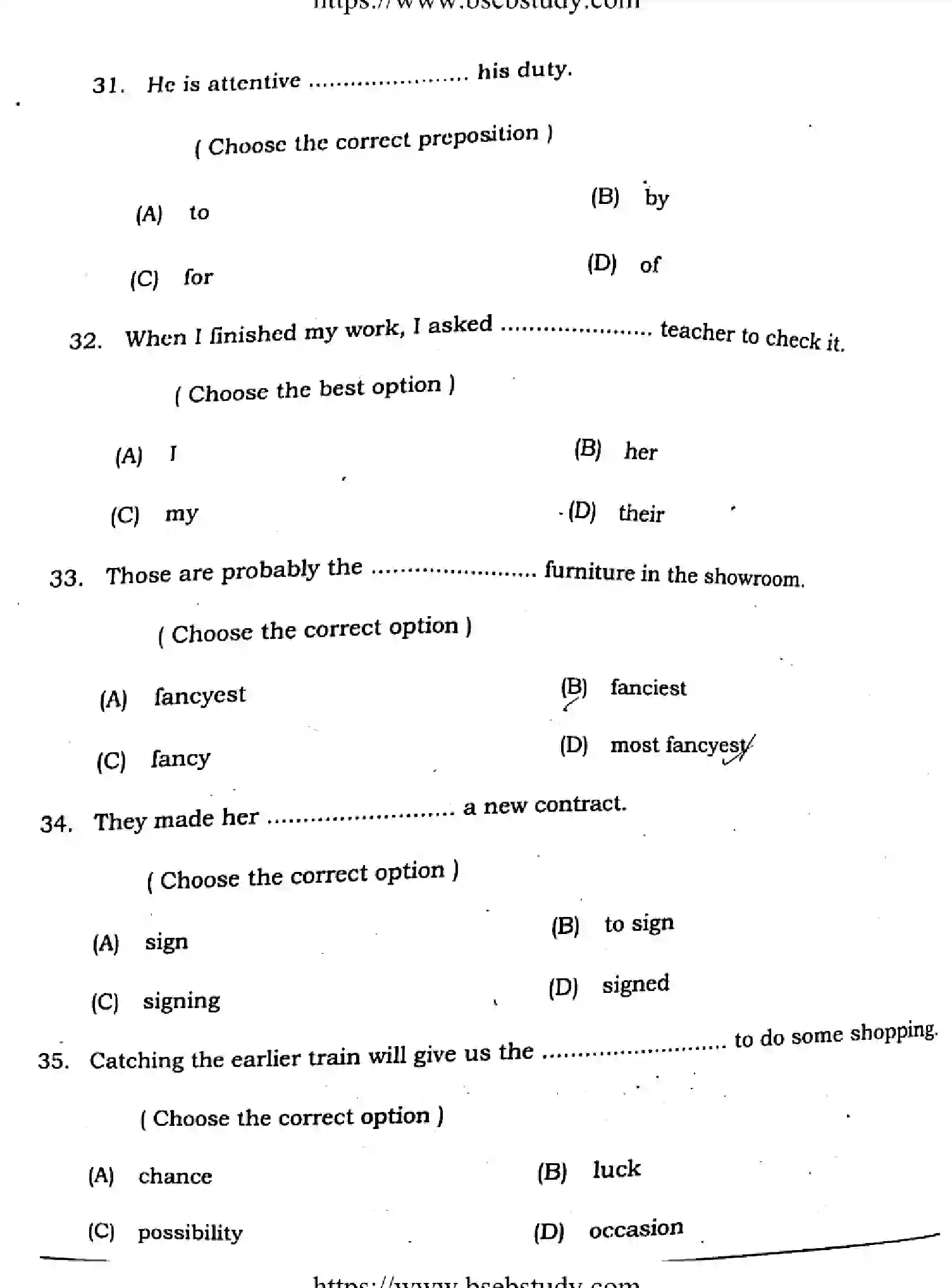 Bihar Board Class 12 2021 ENGLISH-COMPULSORY-105-205-B Question Bank - Page 9