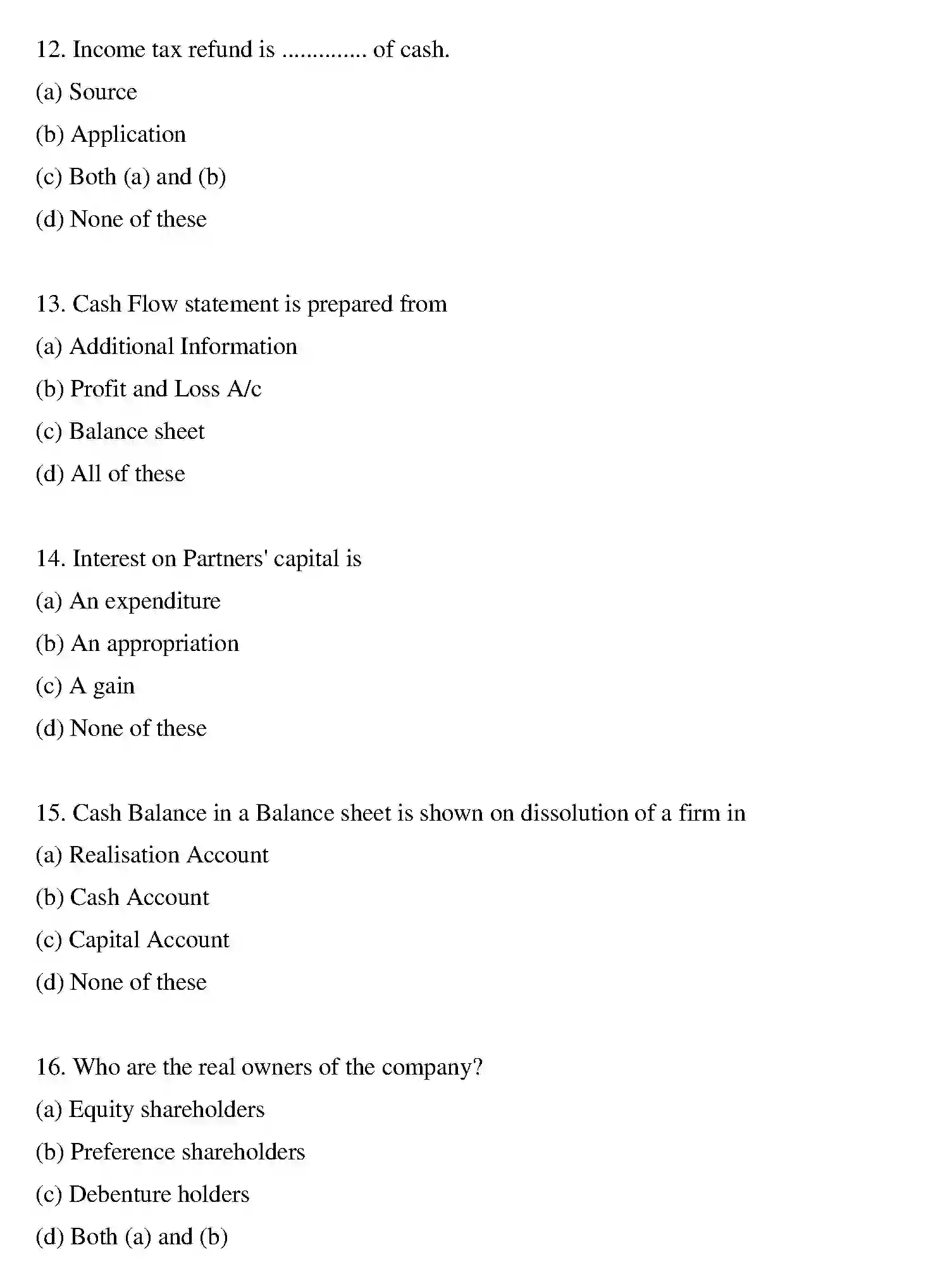 Bihar Board Class 12 2022 ACCOUNTANCY Question Bank - Page 33