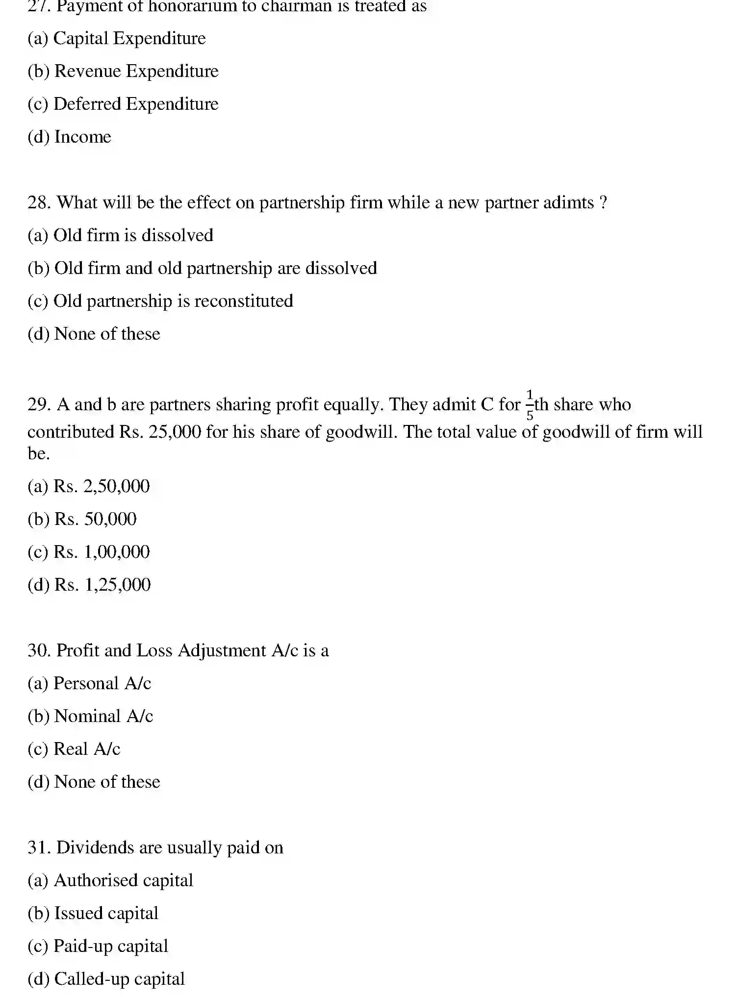 Bihar Board Class 12 2022 ACCOUNTANCY Question Bank - Page 36