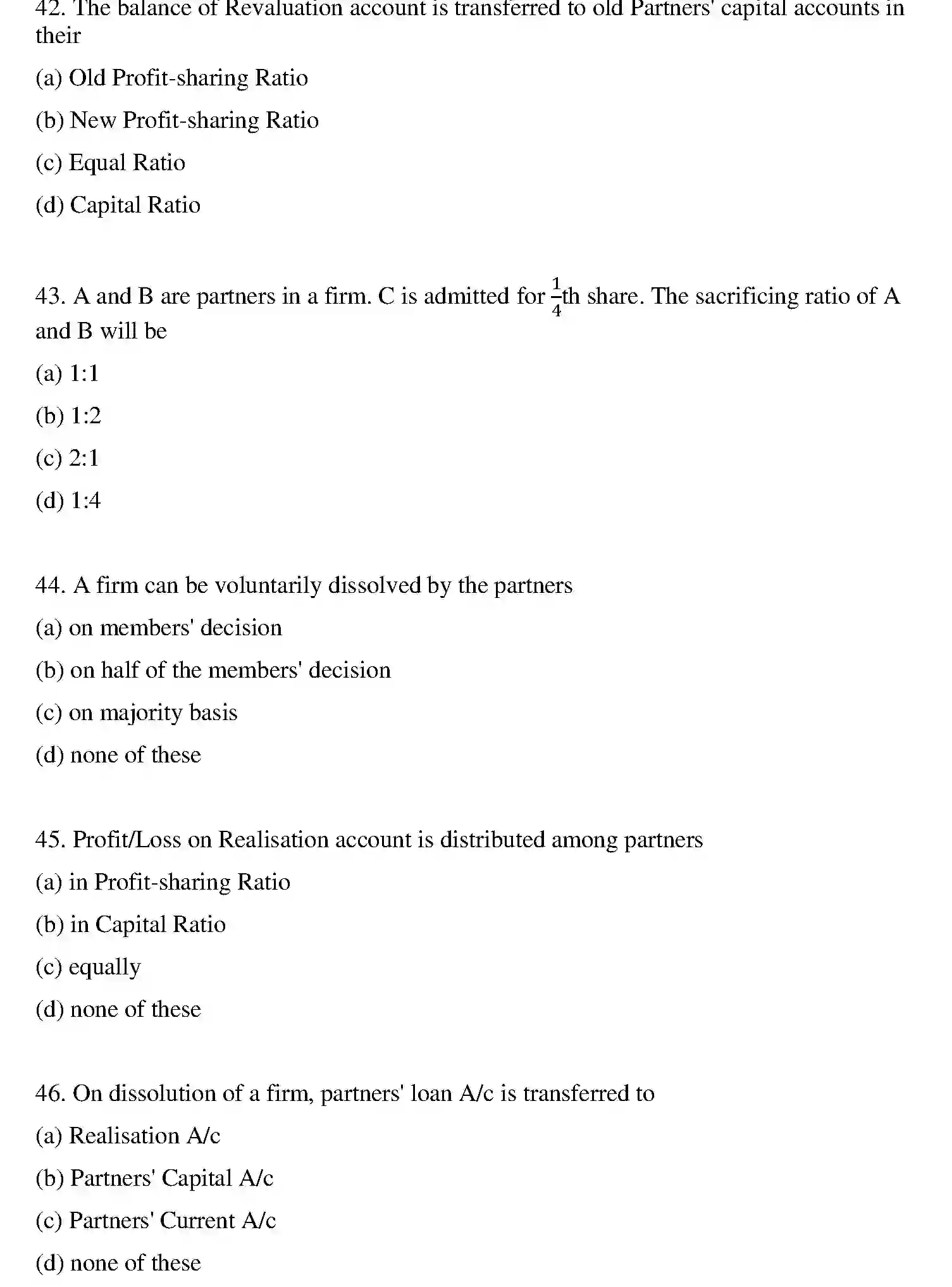 Bihar Board Class 12 2022 ACCOUNTANCY Question Bank - Page 39