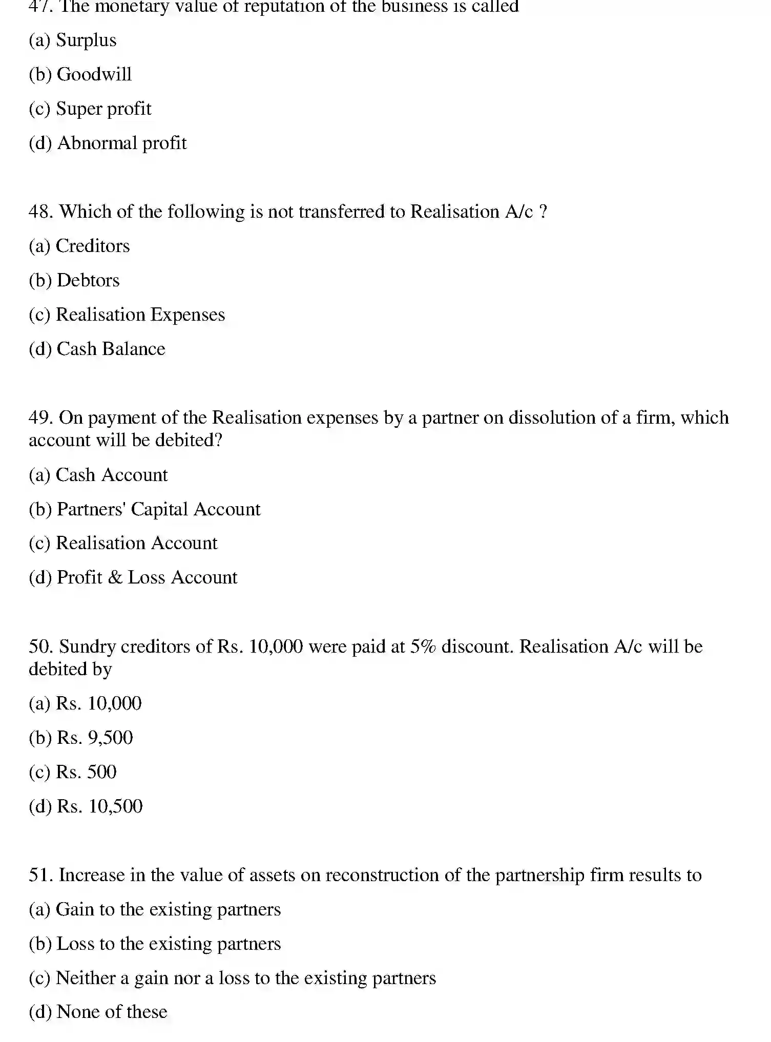 Bihar Board Class 12 2022 ACCOUNTANCY Question Bank - Page 40