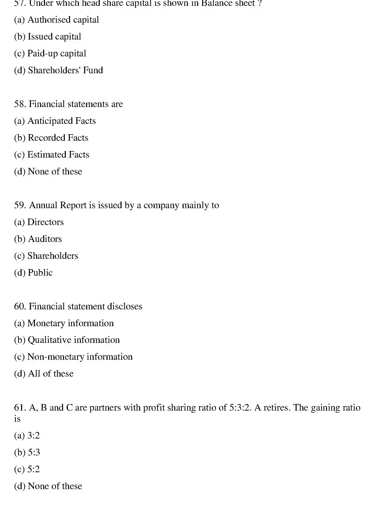 Bihar Board Class 12 2022 ACCOUNTANCY Question Bank - Page 42