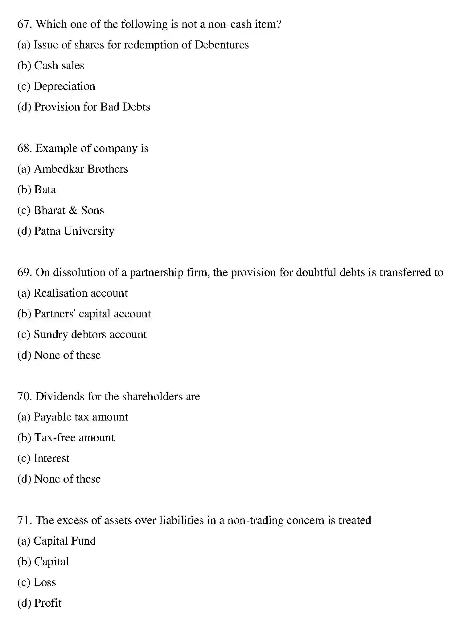 Bihar Board Class 12 2022 ACCOUNTANCY Question Bank - Page 44