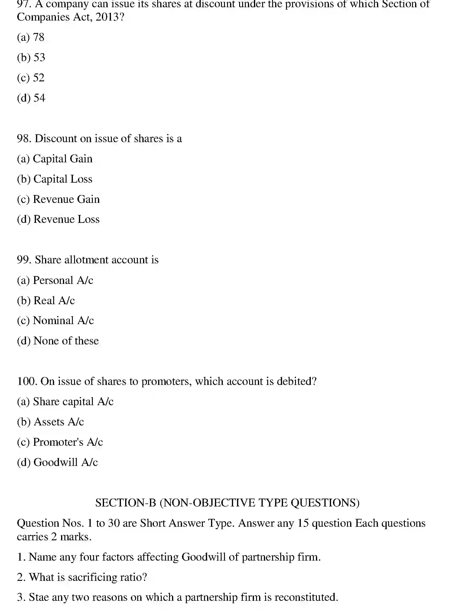 Bihar Board Class 12 2022 ACCOUNTANCY Question Bank - Page 50