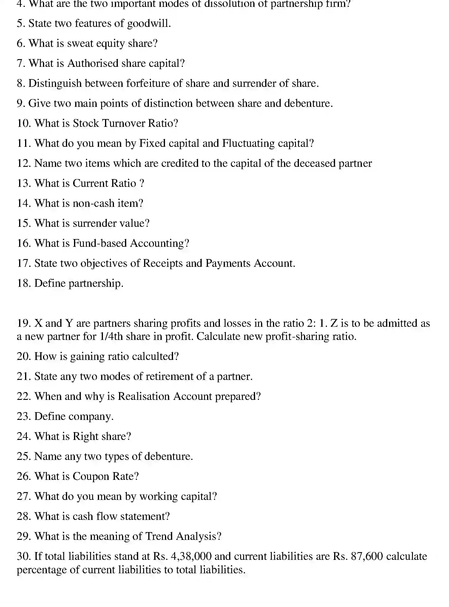 Bihar Board Class 12 2022 ACCOUNTANCY Question Bank - Page 51