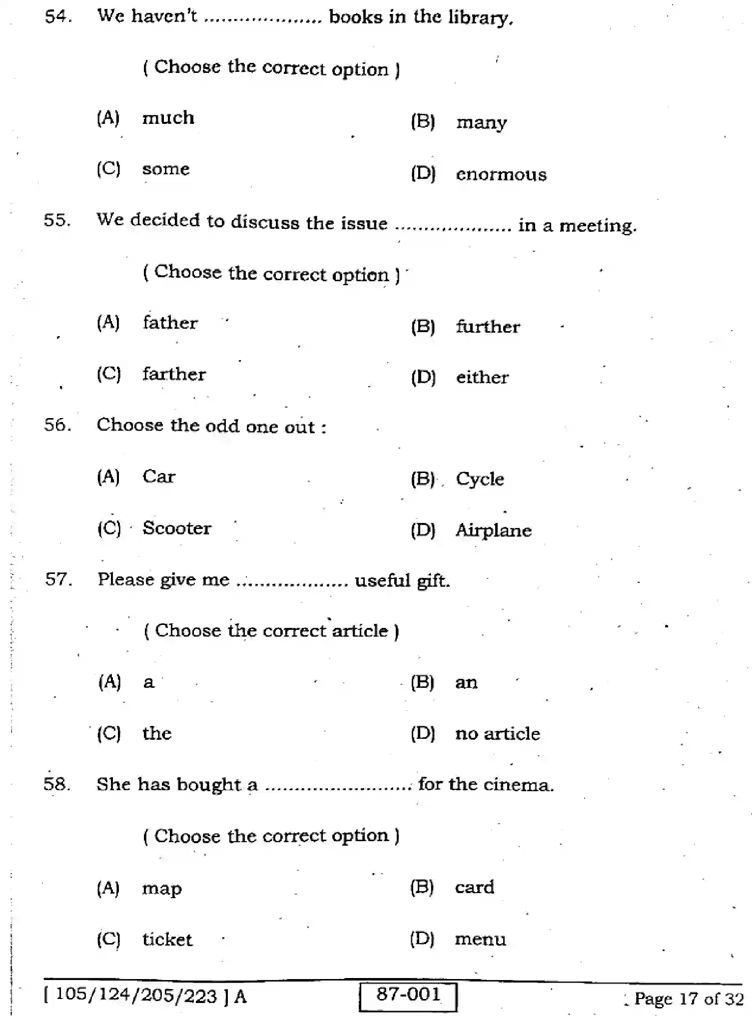 Bihar Board Class 12 2022 ENGLISH-105-124-205-223-A Question Bank - Page 17