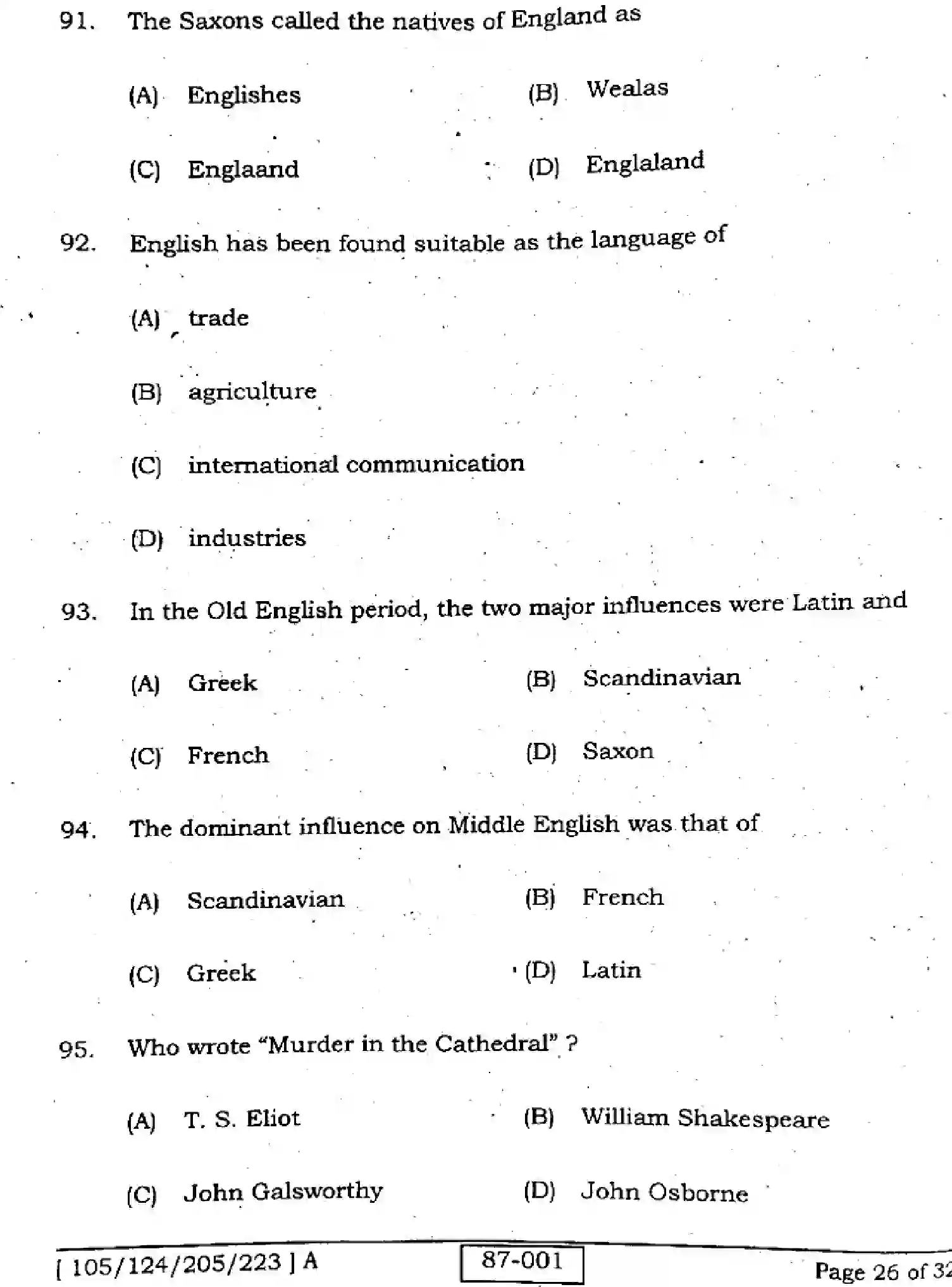 Bihar Board Class 12 2022 ENGLISH-105-124-205-223-A Question Bank - Page 26