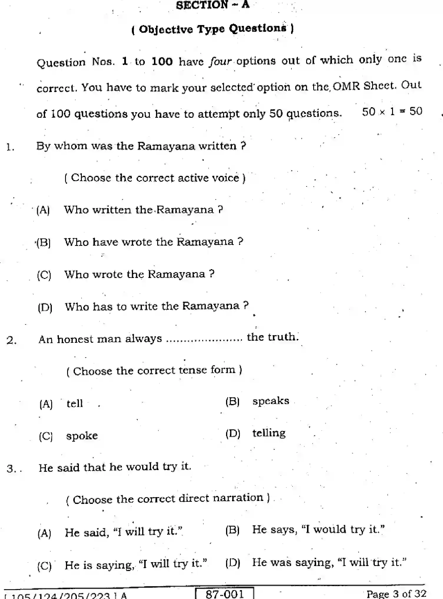 Bihar Board Class 12 2022 ENGLISH-105-124-205-223-A Question Bank - Page 3