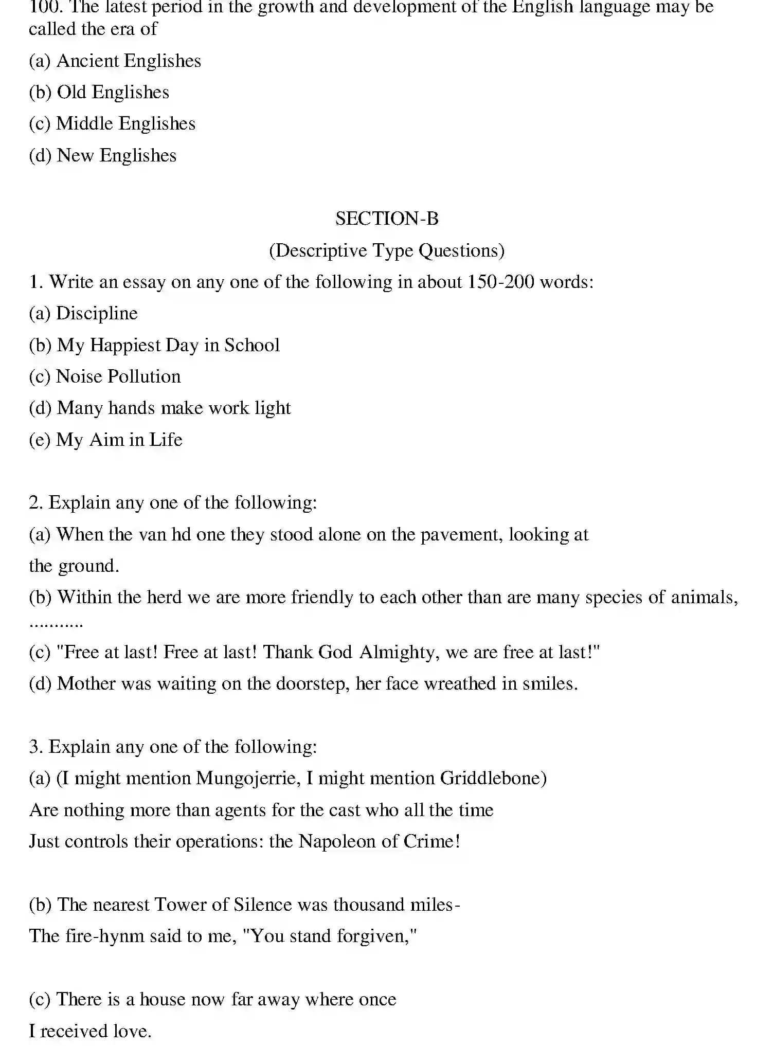 Bihar Board Class 12 2022 ENGLISH Question Bank - Page 20
