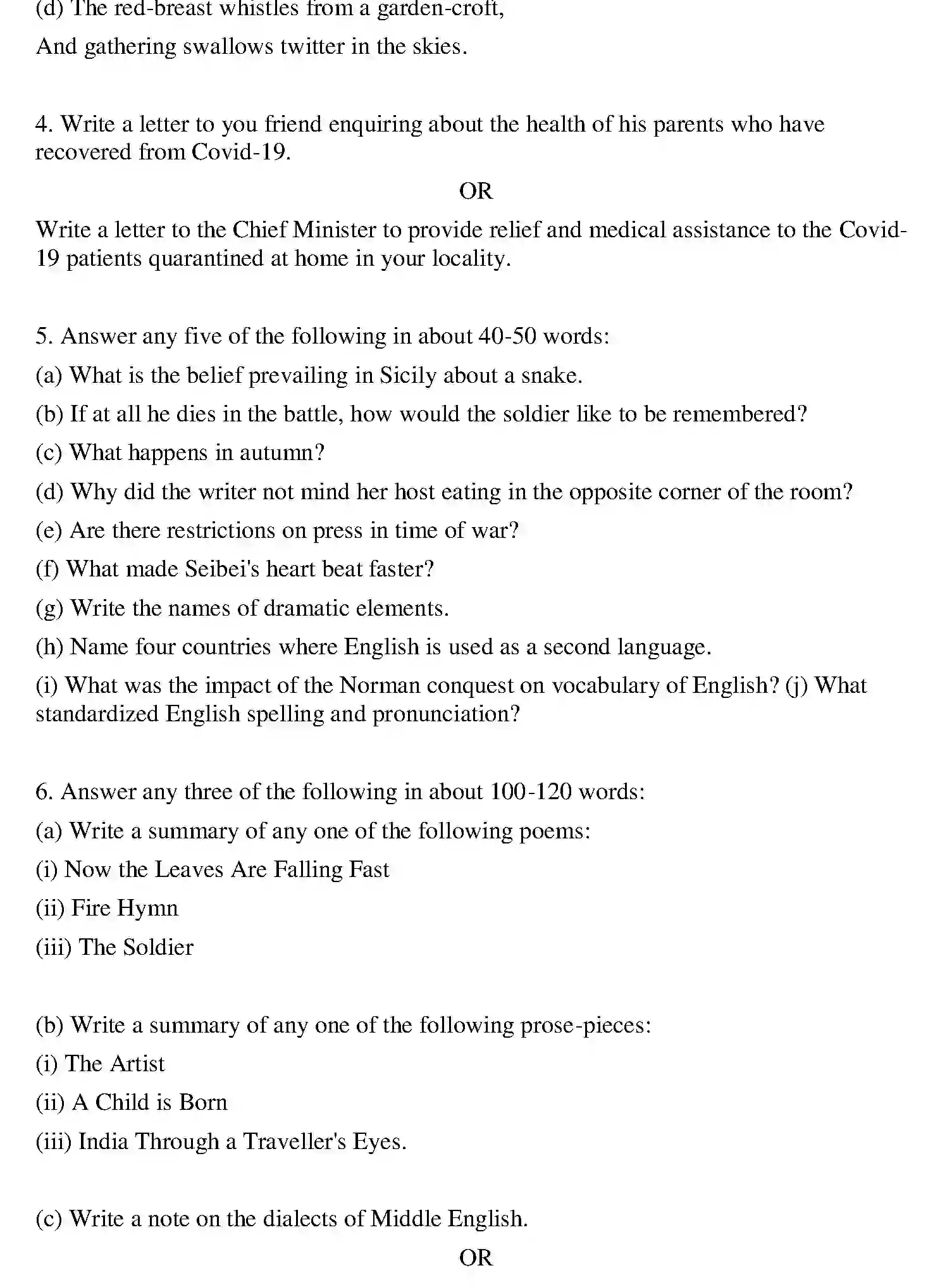 Bihar Board Class 12 2022 ENGLISH Question Bank - Page 21