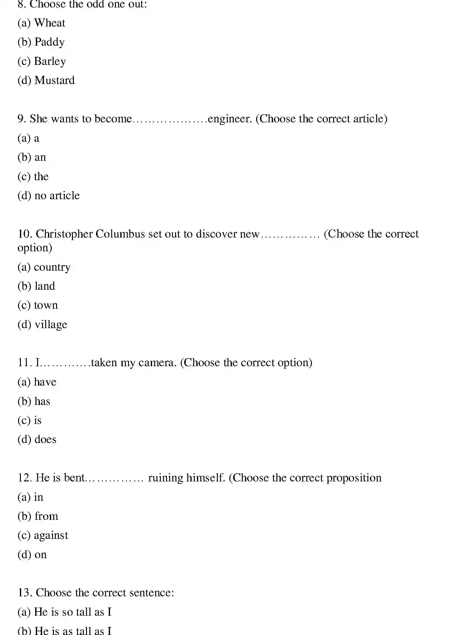 Bihar Board Class 12 2022 ENGLISH Question Bank - Page 3