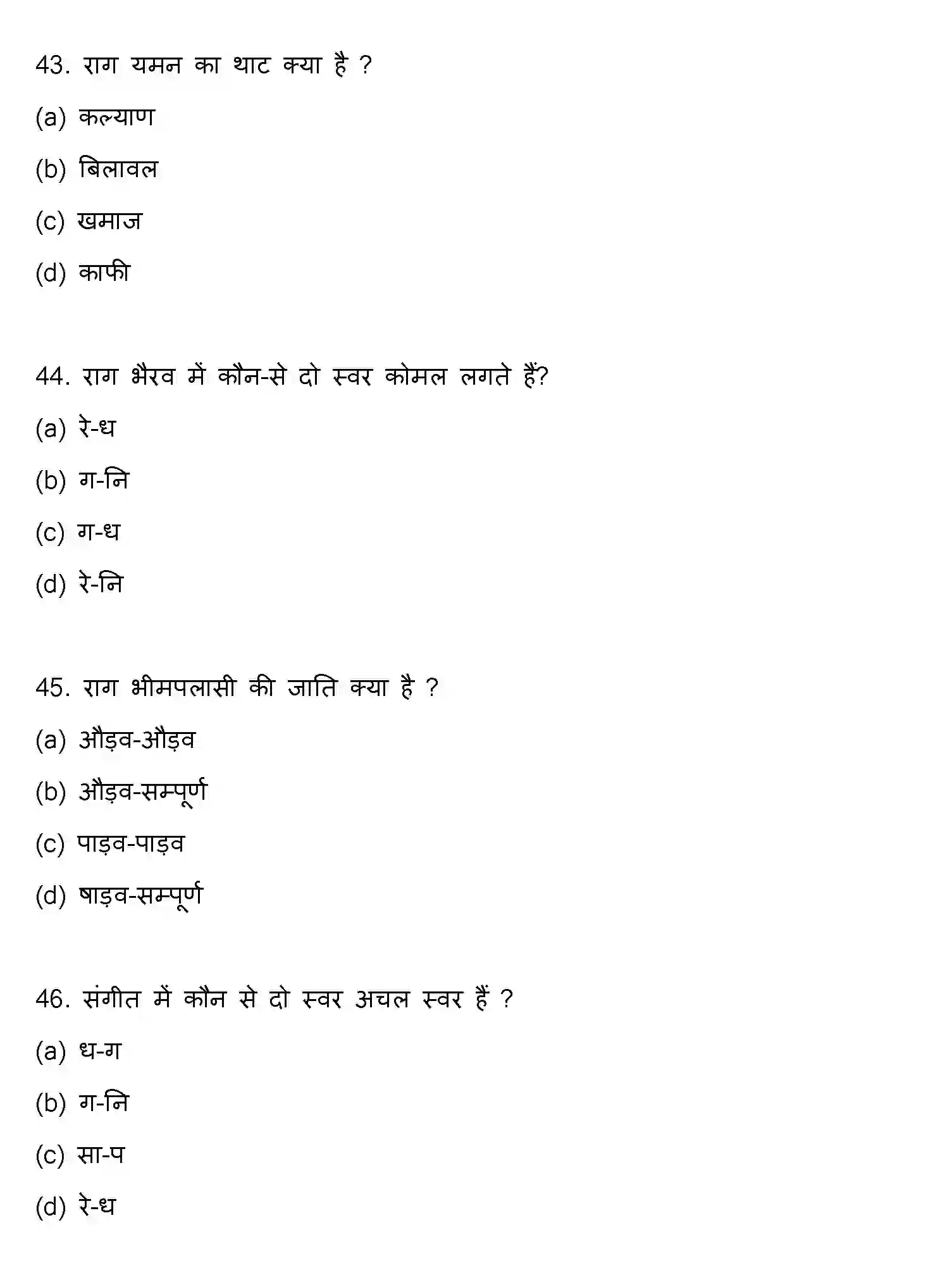 Bihar Board Class 12 2022 MUSIC Question Bank - Page 12