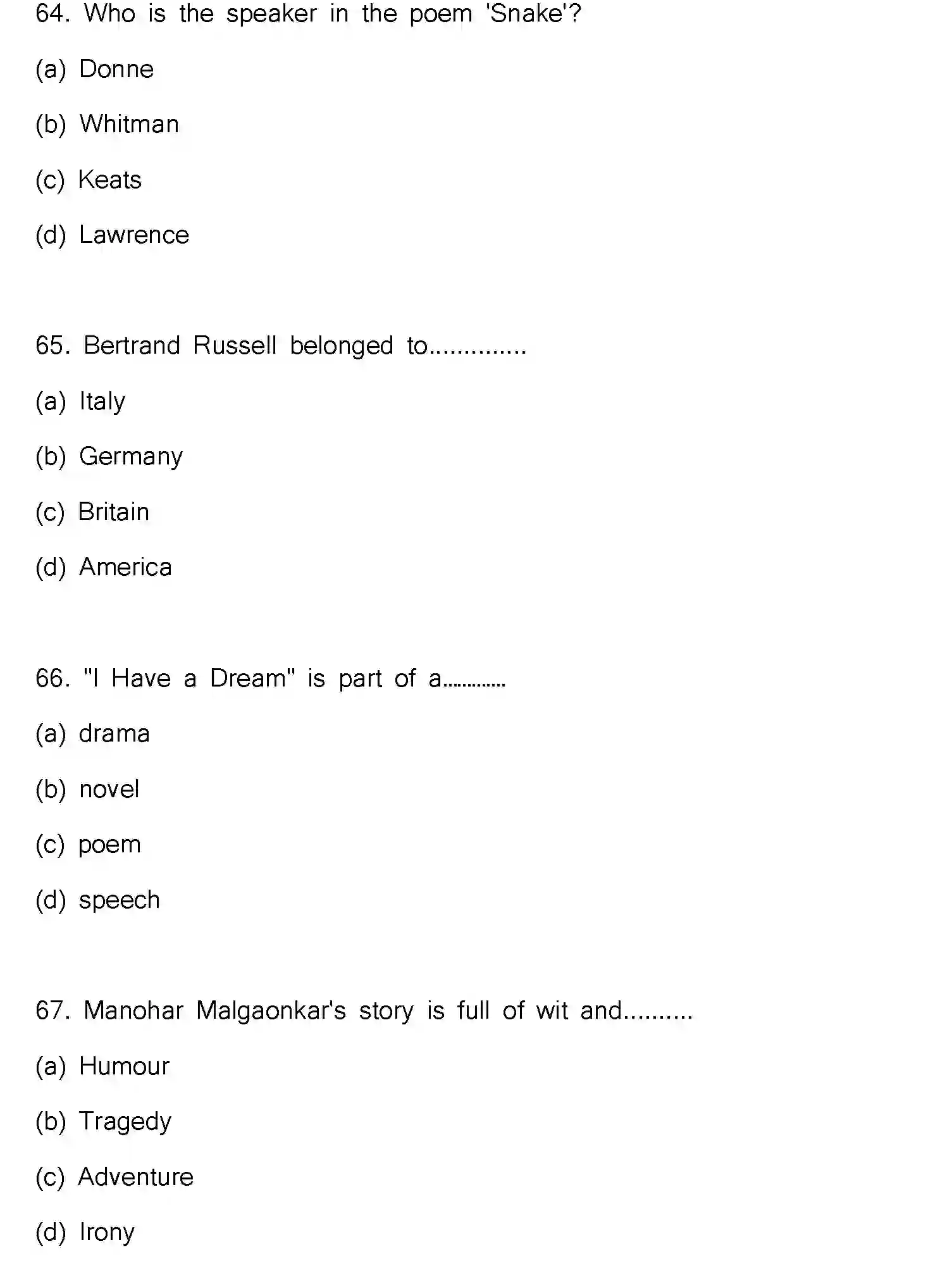 Bihar Board Class 12 2023 ENGLISH Question Bank - Page 18