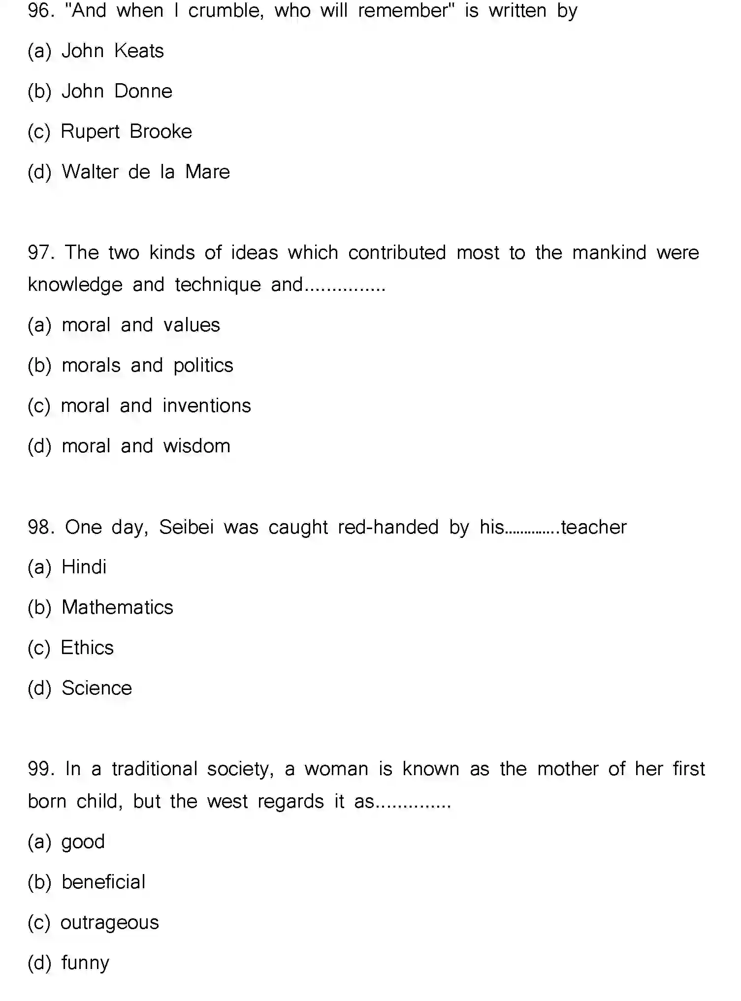 Bihar Board Class 12 2023 ENGLISH Question Bank - Page 26