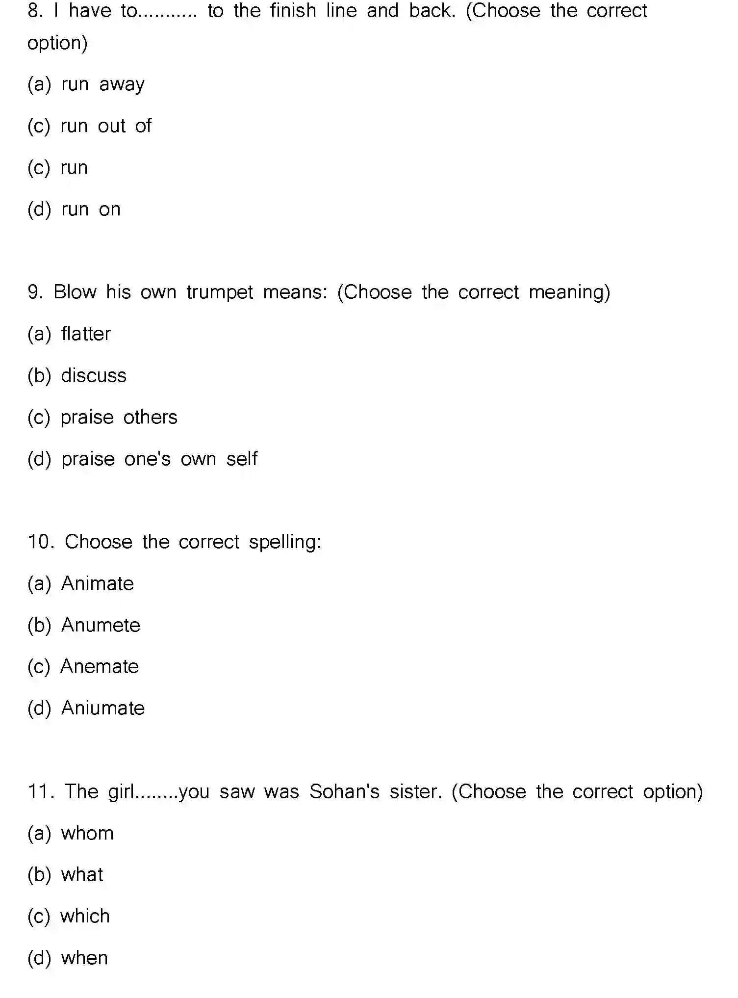 Bihar Board Class 12 2023 ENGLISH Question Bank - Page 4