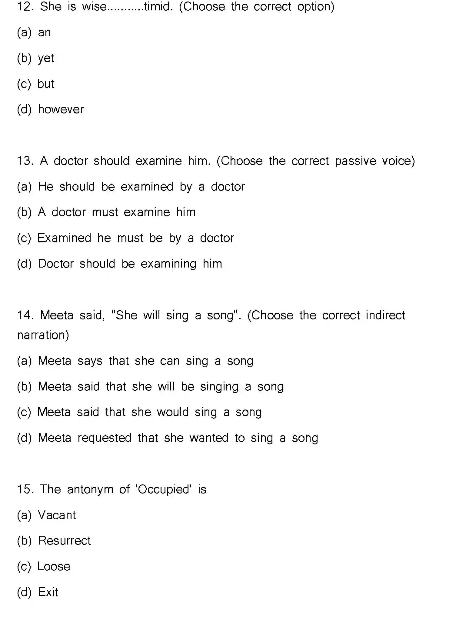 Bihar Board Class 12 2023 ENGLISH Question Bank - Page 5