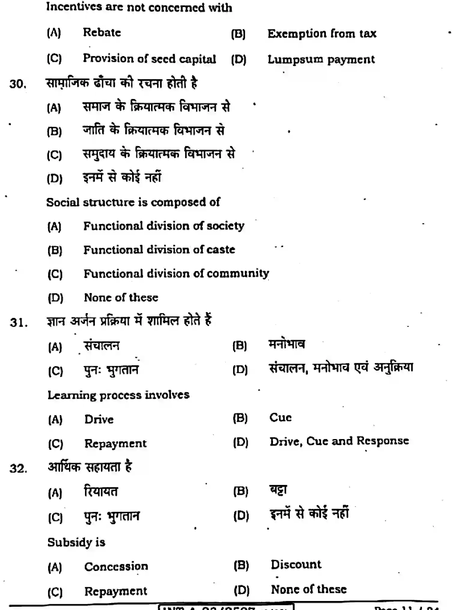 Bihar Board Class 12 2023 ENTREPRENEURSHIP-ELECTIVE-218-F Question Bank - Page 11