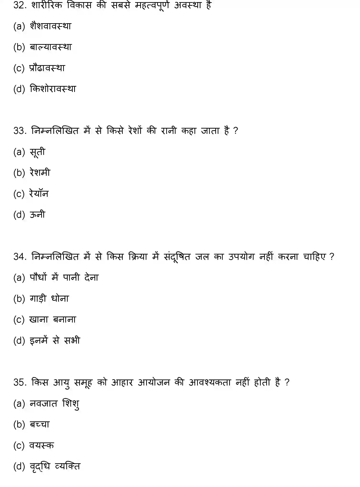 Bihar Board Class 12 2023 HOME-SCIENCE Question Bank - Page 10