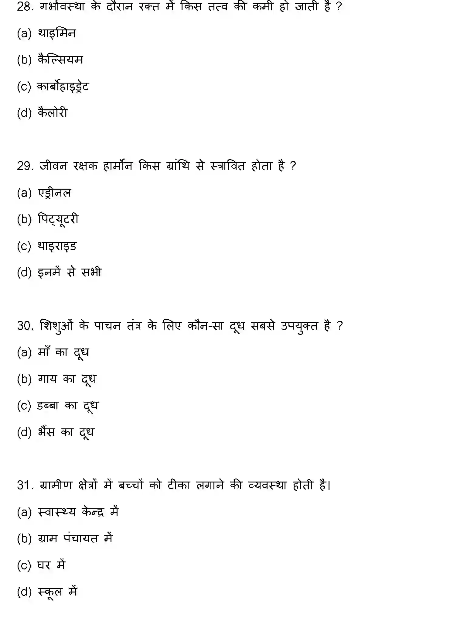 Bihar Board Class 12 2023 HOME-SCIENCE Question Bank - Page 9