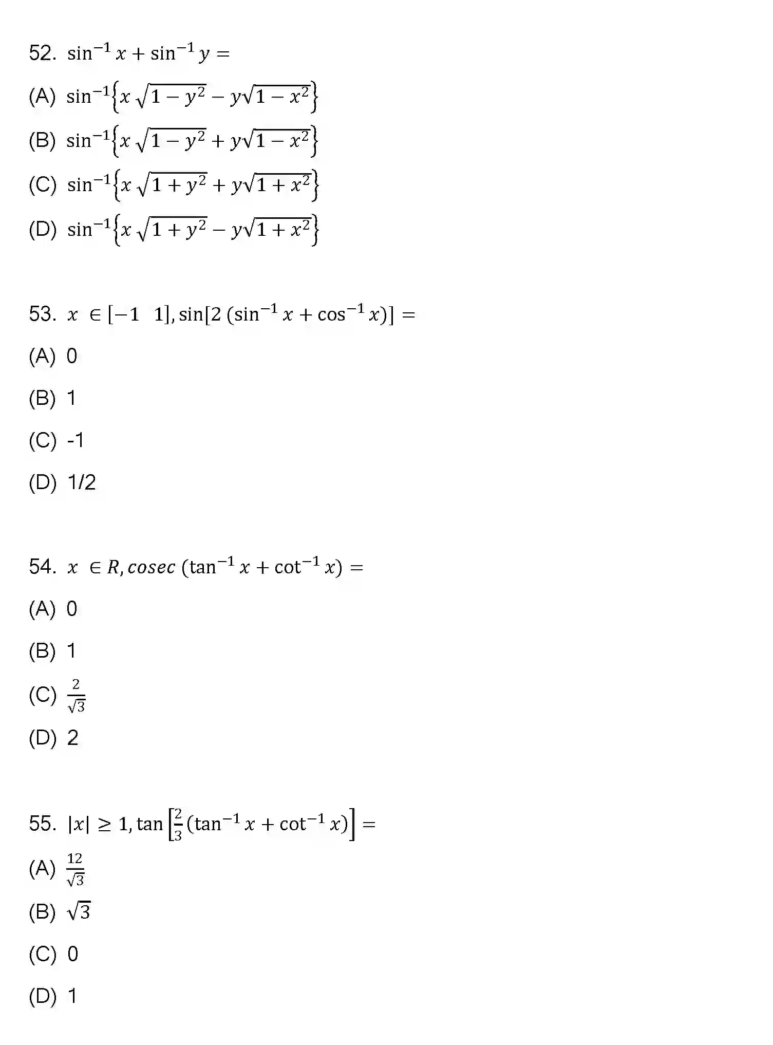 Bihar Board Class 12 2023 MATHEMATICS-121-327-1 Question Bank - Page 19