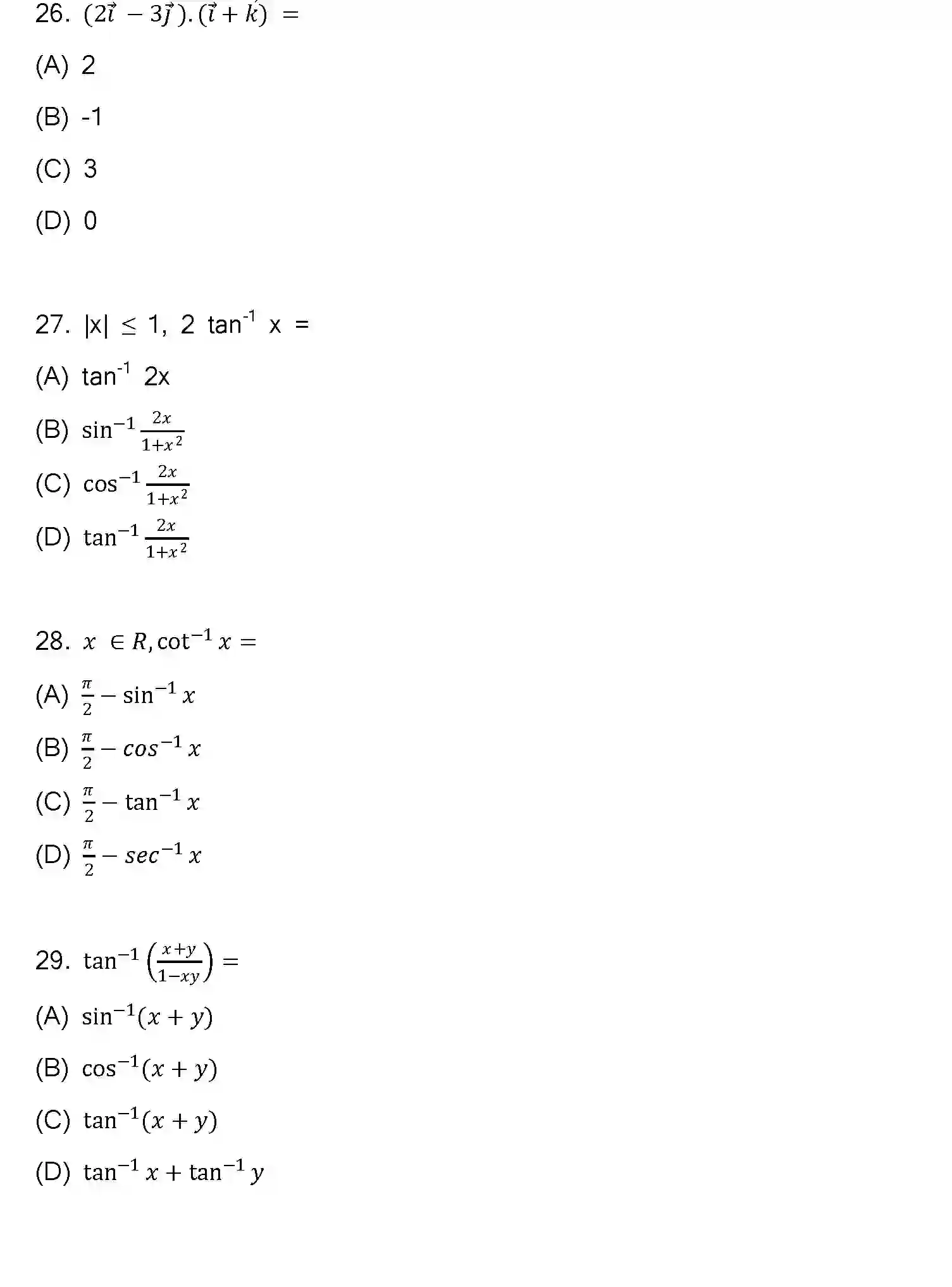 Bihar Board Class 12 2023 MATHEMATICS-121-327-E Question Bank - Page 11