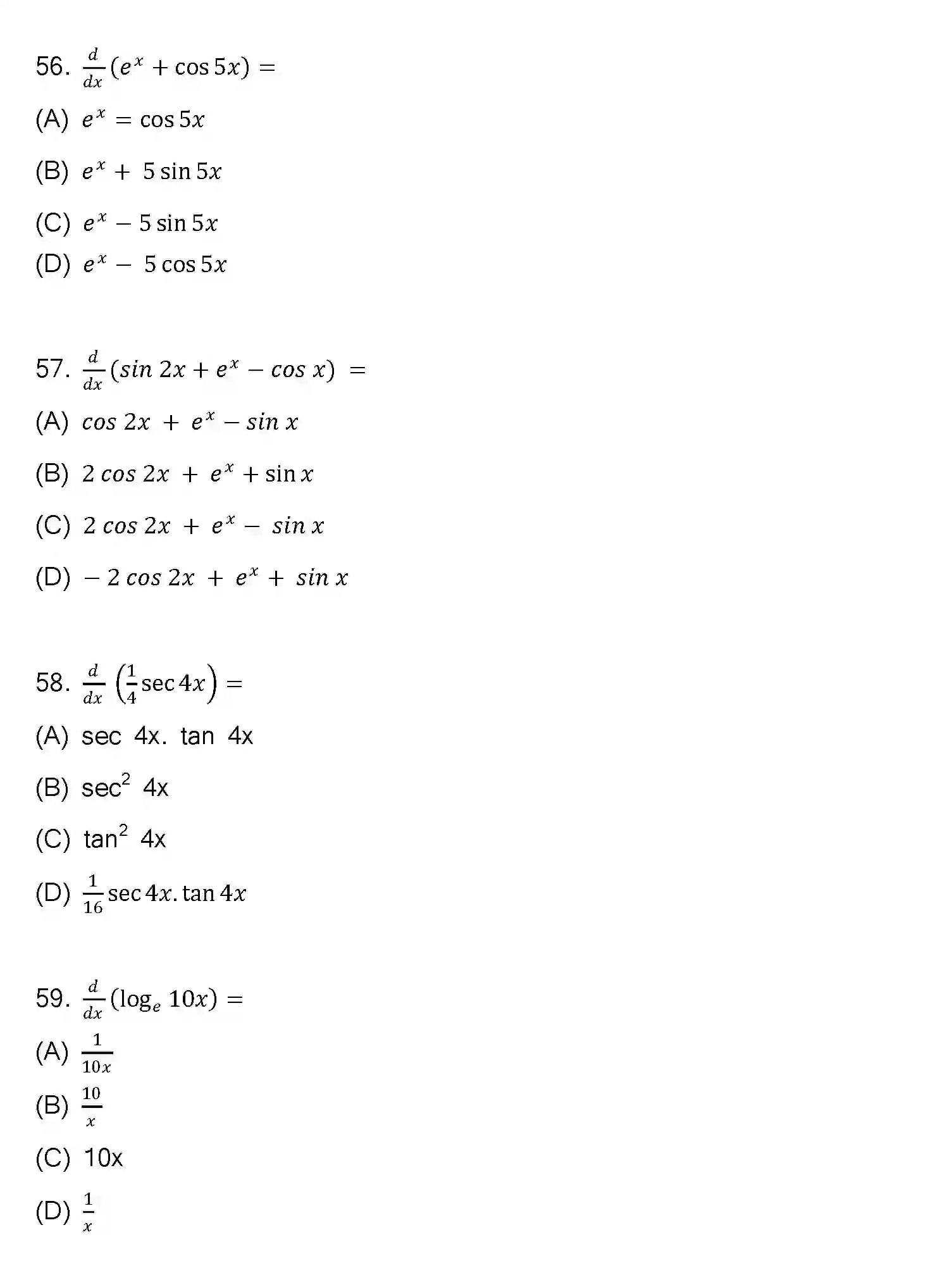 Bihar Board Class 12 2023 MATHEMATICS-121-327-E Question Bank - Page 20