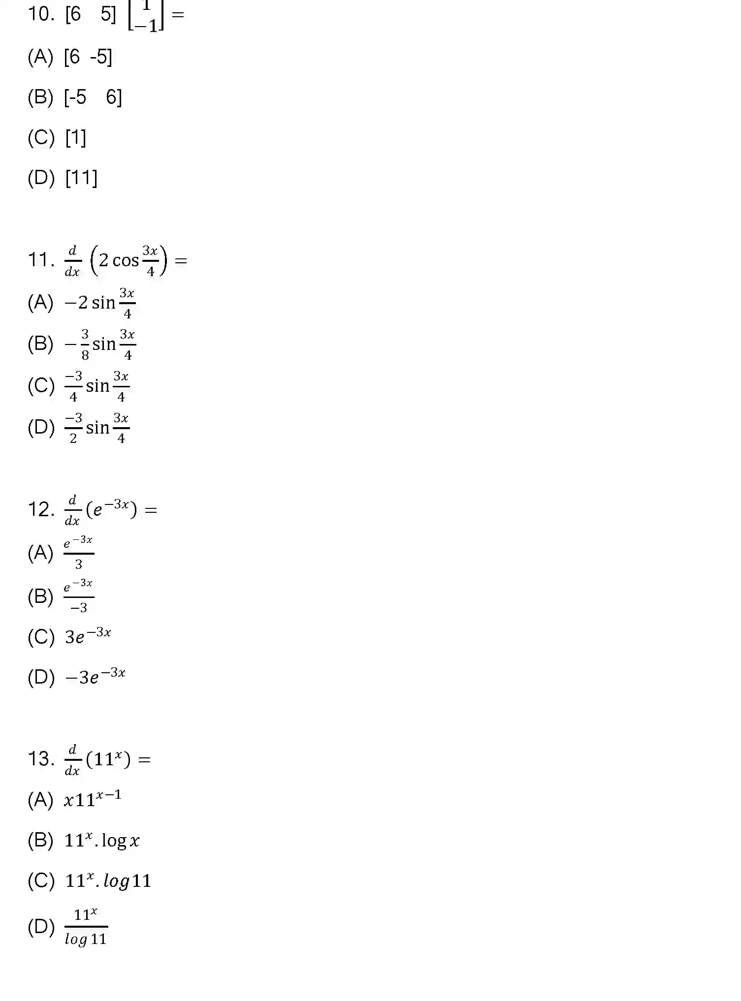 Bihar Board Class 12 2023 MATHEMATICS-121-327-E Question Bank - Page 5