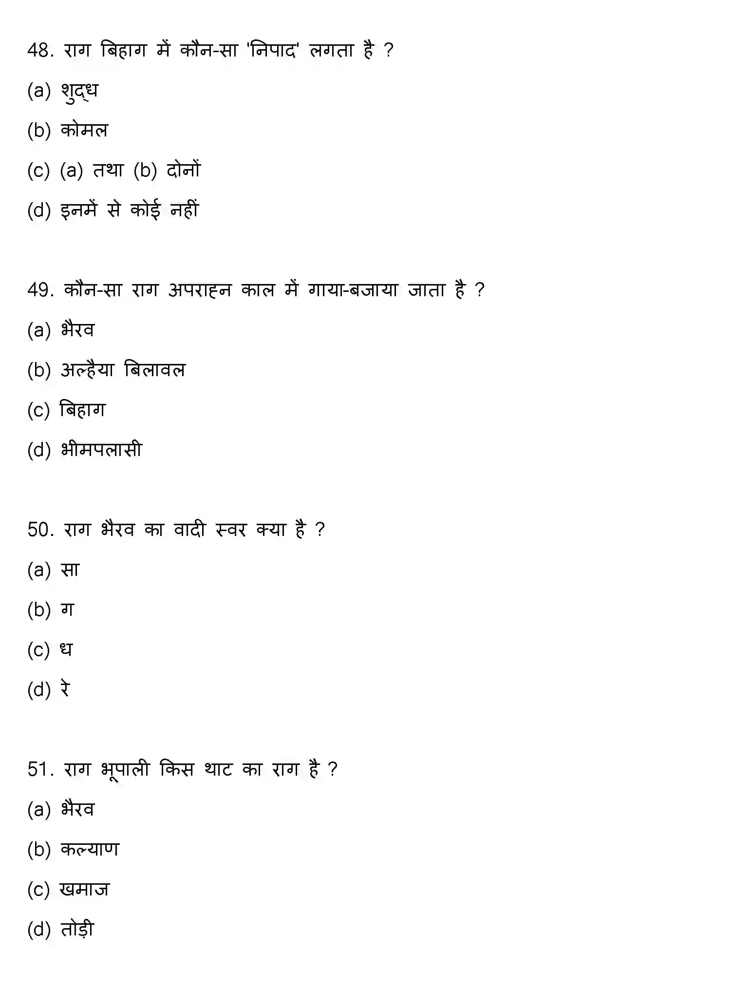 Bihar Board Class 12 2023 MUSIC Question Bank - Page 14