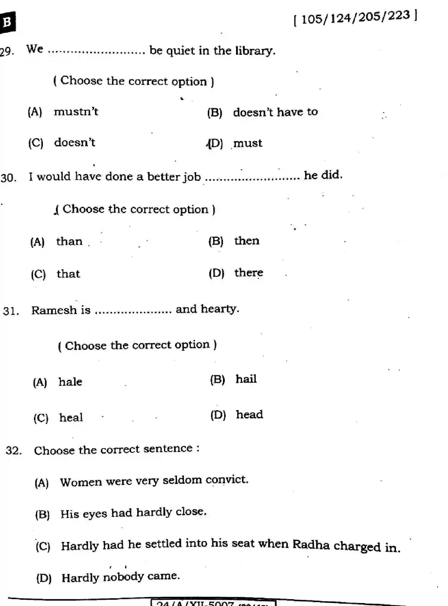 Bihar Board Class 12 2024 ENGLISH-105-124-205-223-SET-B Question Bank - Page 11