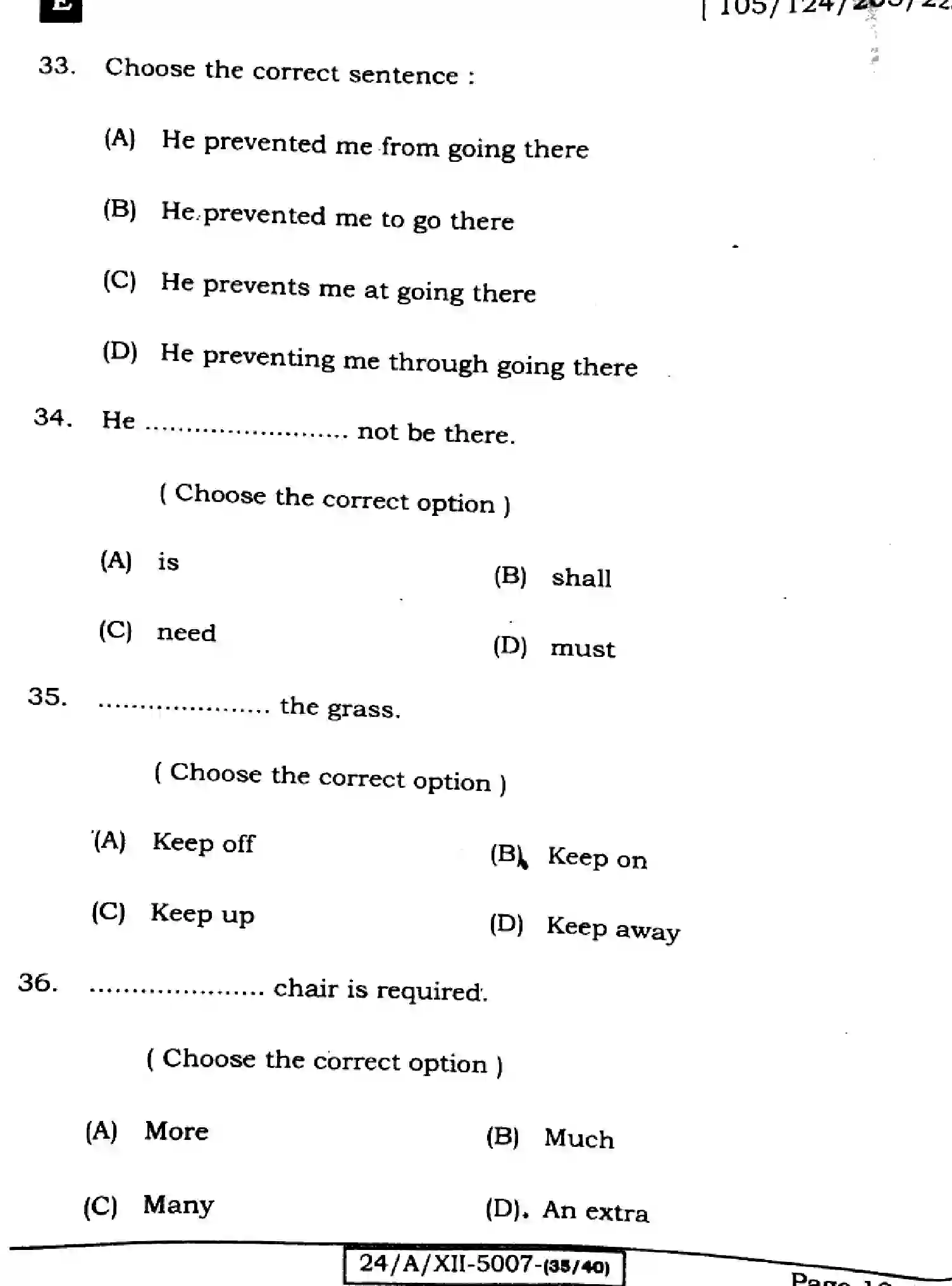 Bihar Board Class 12 2024 ENGLISH-105-SET-E Question Bank - Page 12