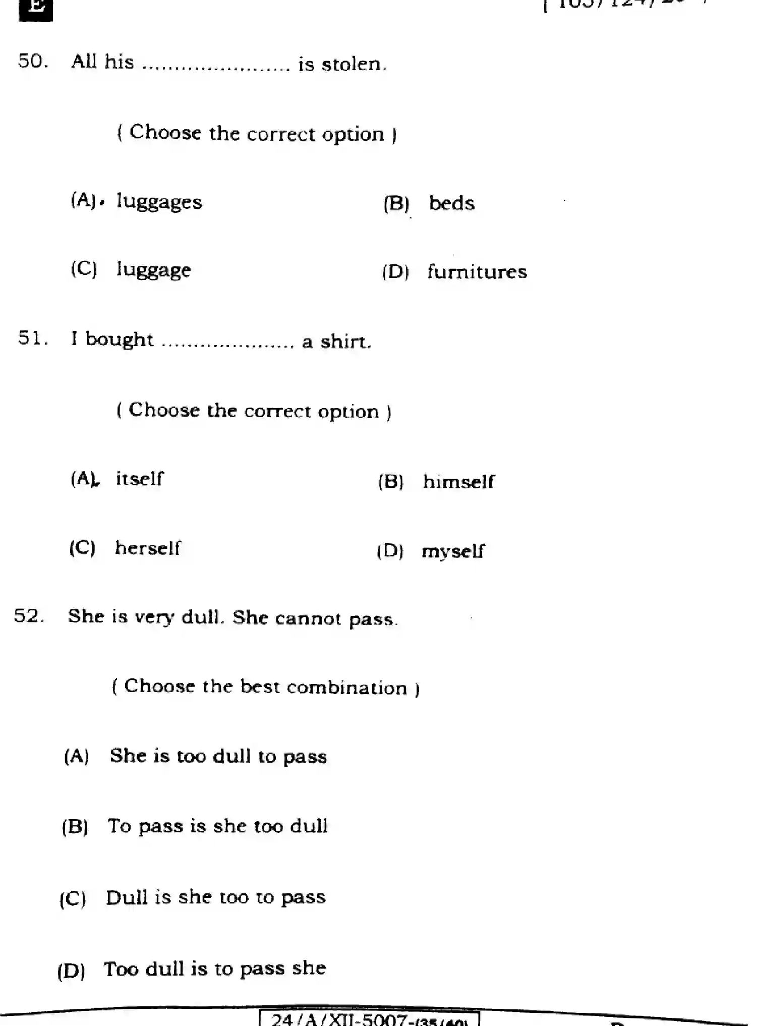 Bihar Board Class 12 2024 ENGLISH-105-SET-E Question Bank - Page 16