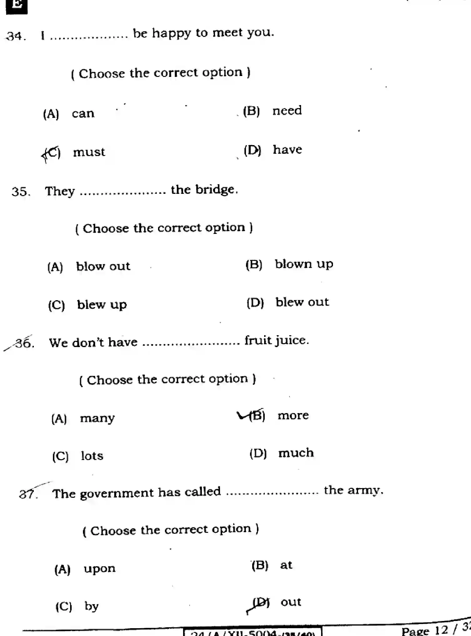 Bihar Board Class 12 2024 ENGLISH-305-330-SET-E Question Bank - Page 12
