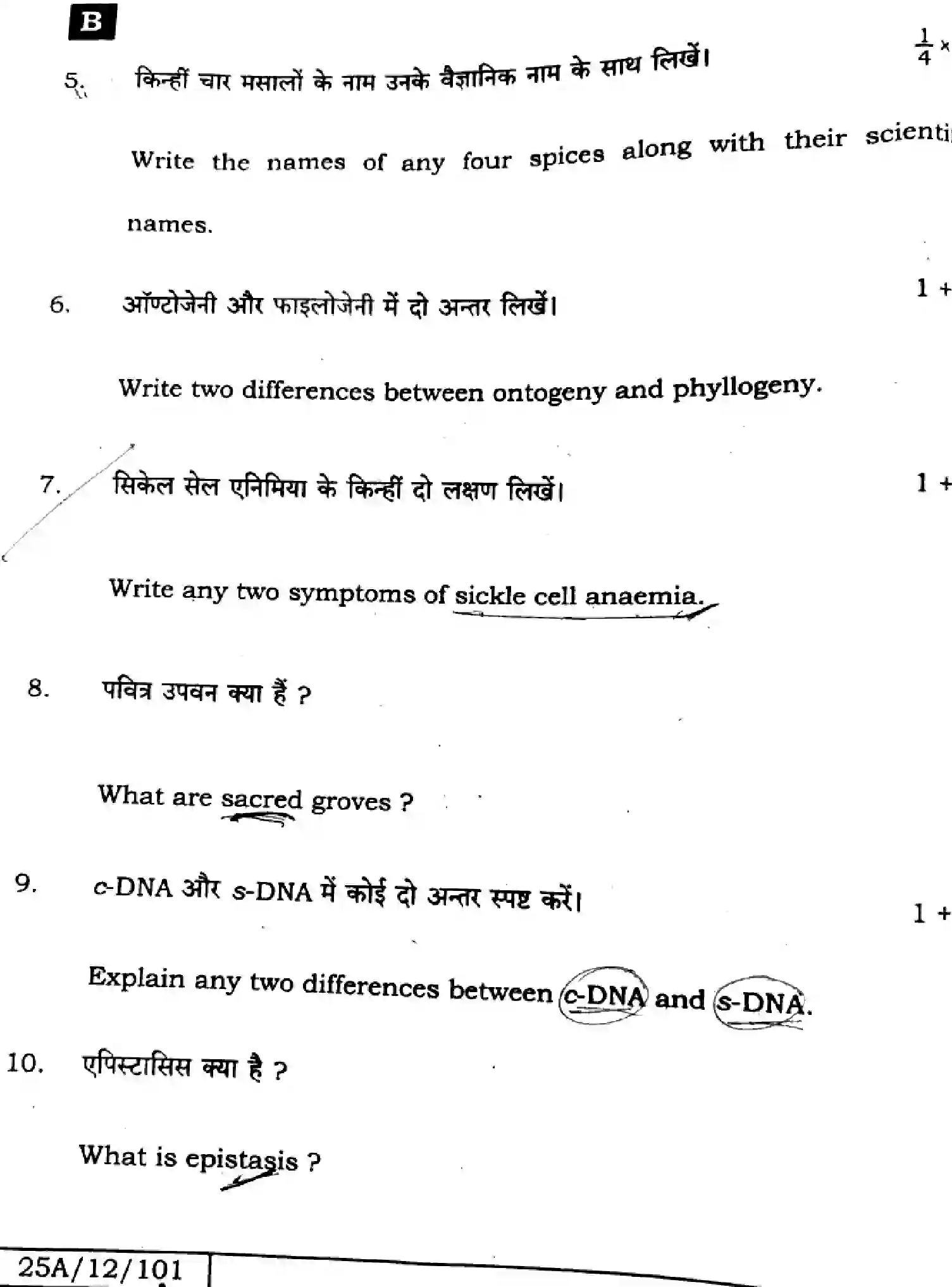 Bihar Board Class 12 2025 BIOLOGY-119-SET-B Question Bank - Page 36