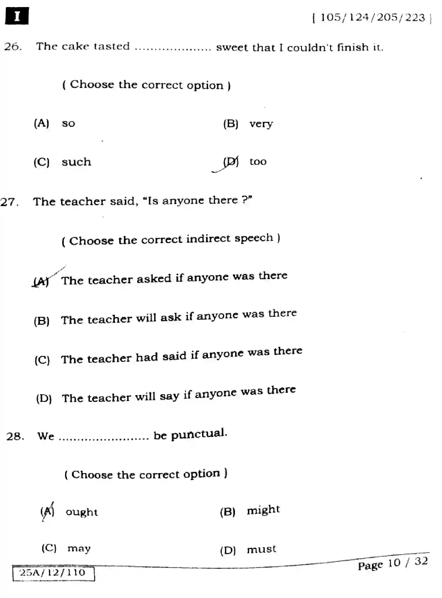 Bihar Board Class 12 2025 ENGLISH-105-124-205-223-SET-1 Question Bank - Page 10