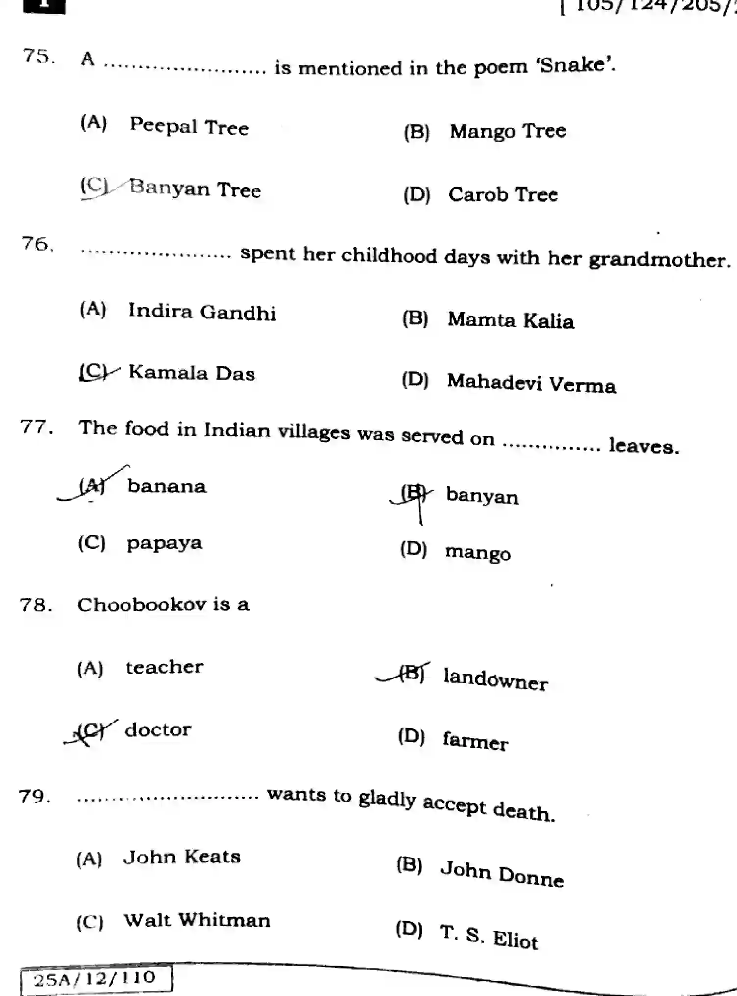 Bihar Board Class 12 2025 ENGLISH-105-124-205-223-SET-1 Question Bank - Page 22