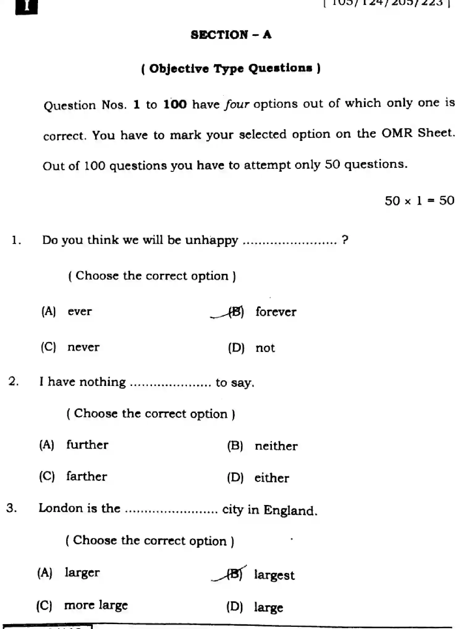 Bihar Board Class 12 2025 ENGLISH-105-124-205-223-SET-1 Question Bank - Page 3