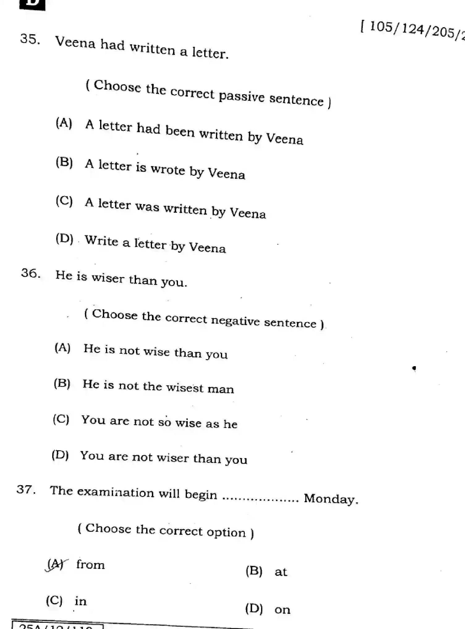 Bihar Board Class 12 2025 ENGLISH-105-124-205-223-SET-D Question Bank - Page 12