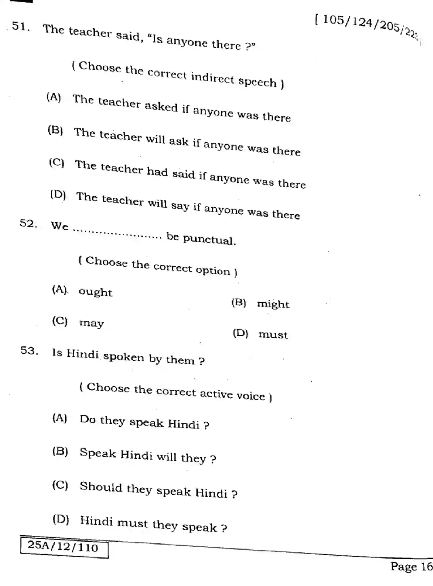 Bihar Board Class 12 2025 ENGLISH-105-124-205-223-SET-D Question Bank - Page 16