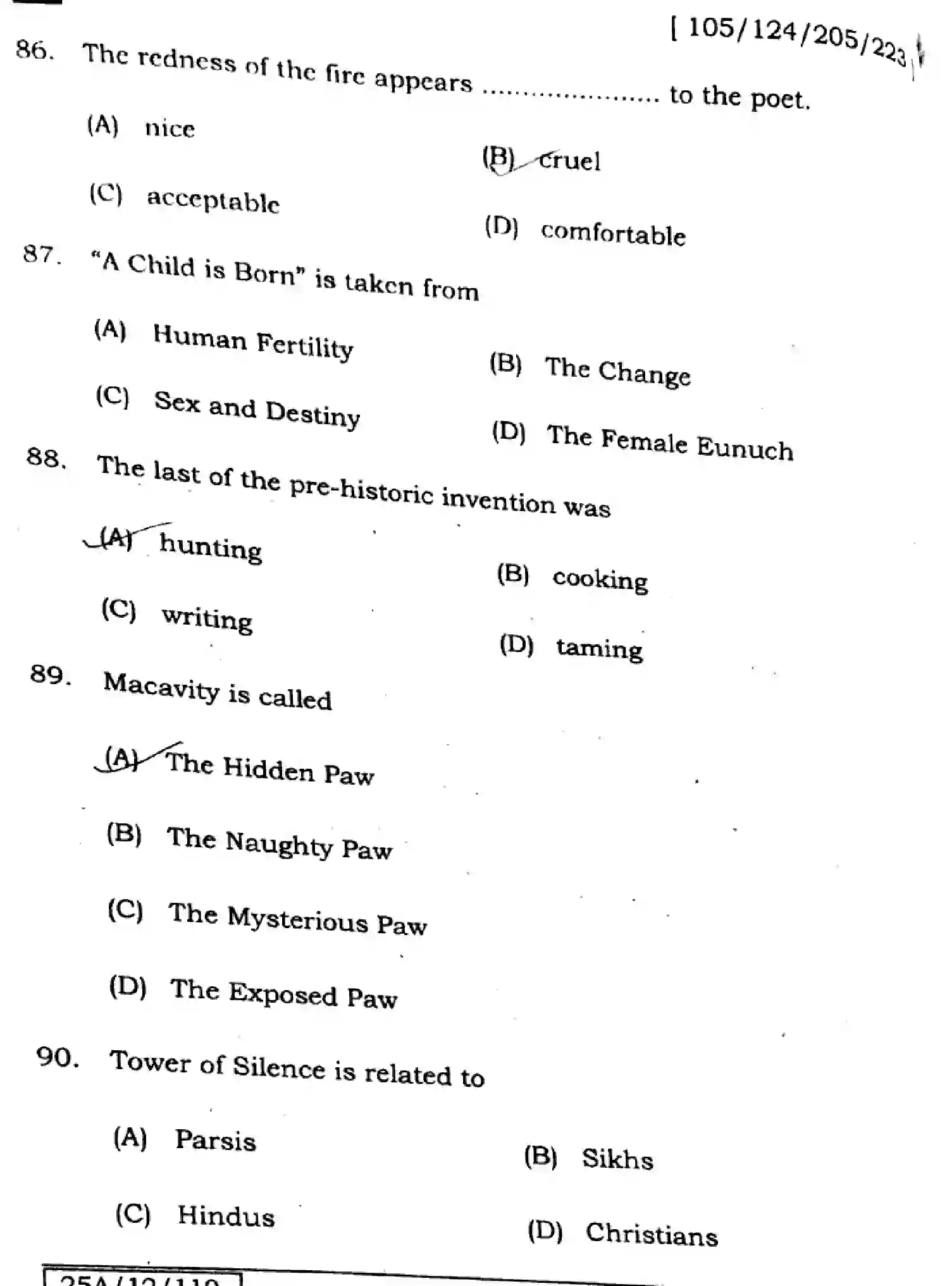 Bihar Board Class 12 2025 ENGLISH-105-124-205-223-SET-D Question Bank - Page 24