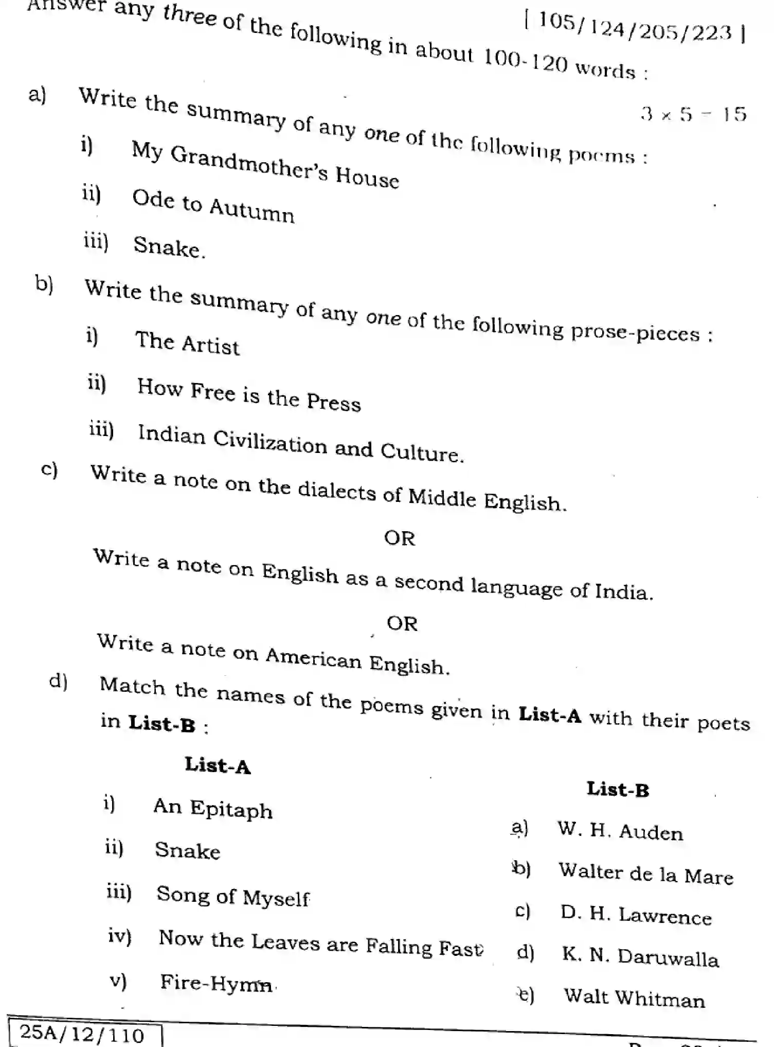 Bihar Board Class 12 2025 ENGLISH-105-124-205-223-SET-D Question Bank - Page 29