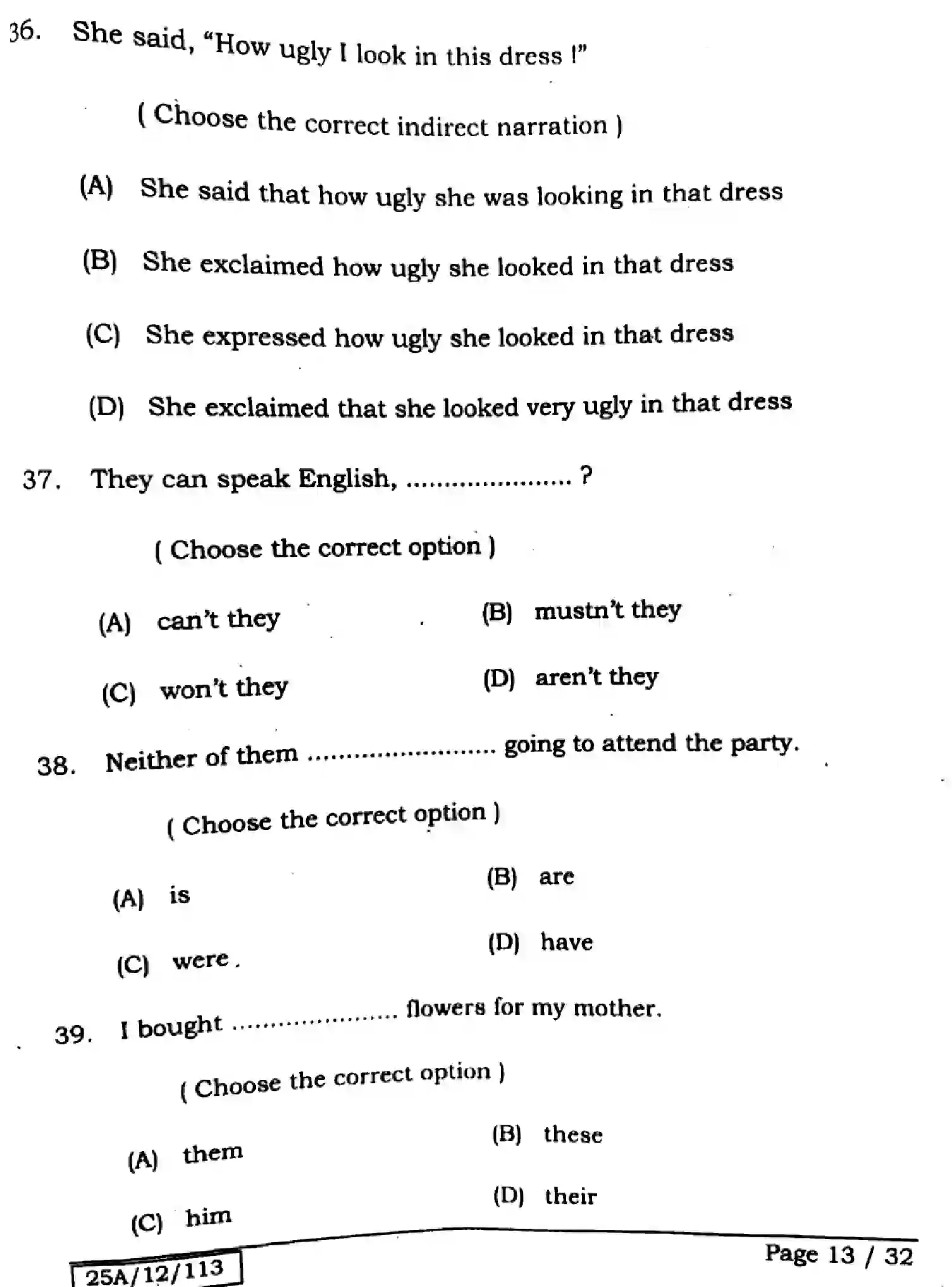Bihar Board Class 12 2025 ENGLISH-305-330-SET-H Question Bank - Page 13