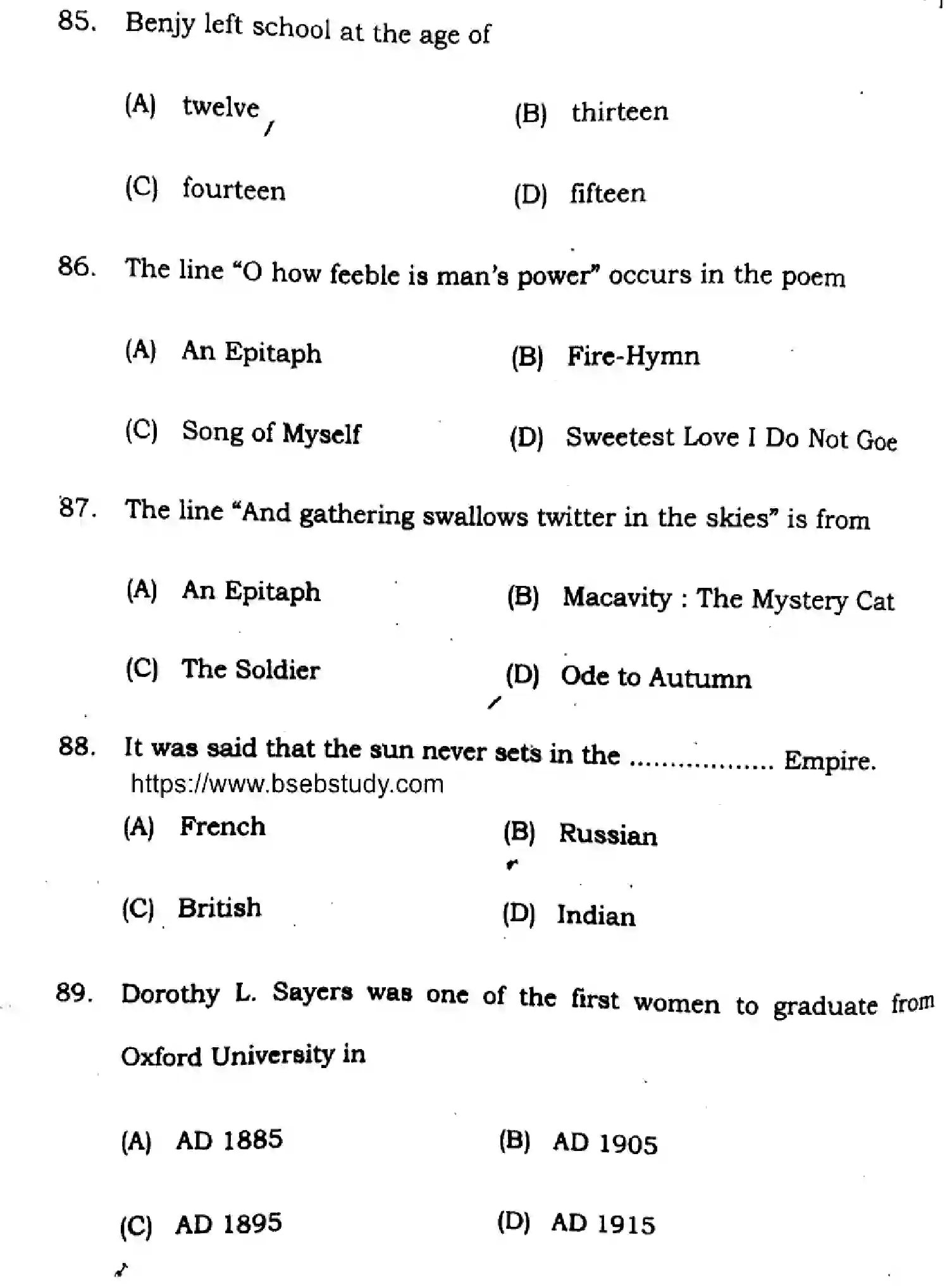 Bihar Board Class 12 2025 ENGLISH-305-330-SET-H Question Bank - Page 24