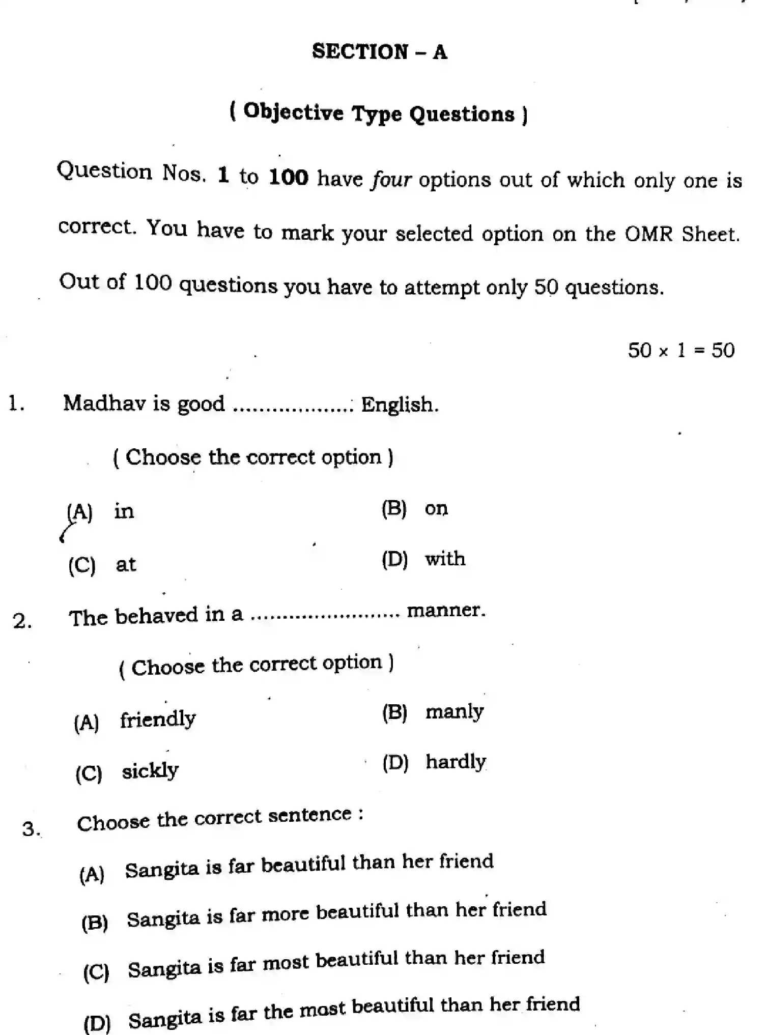 Bihar Board Class 12 2025 ENGLISH-305-330-SET-H Question Bank - Page 3