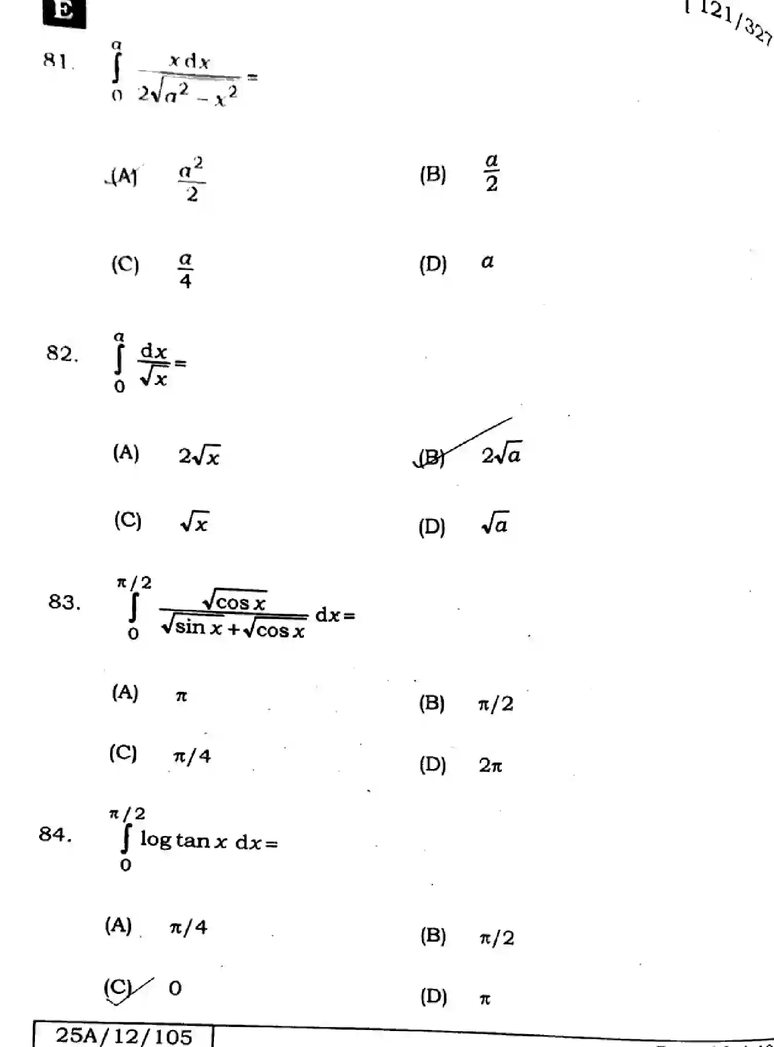 Bihar Board Class 12 2025 MATHEMATICS-121-327-SET-E Question Bank - Page 28