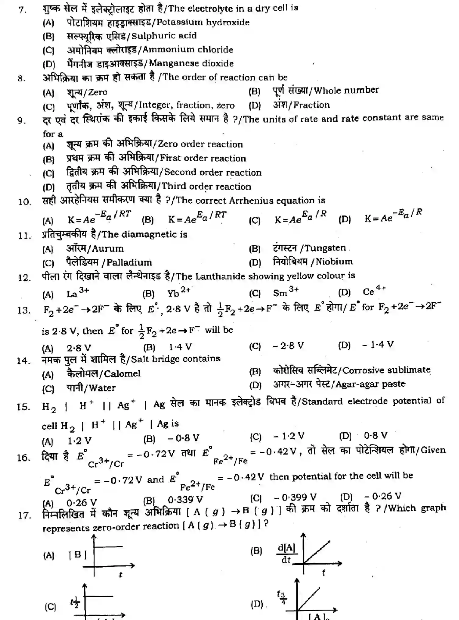 Bihar Board Class 12 2024 MONTHLY-CHEMISTRY-118-AUG Unit Test - Page 2
