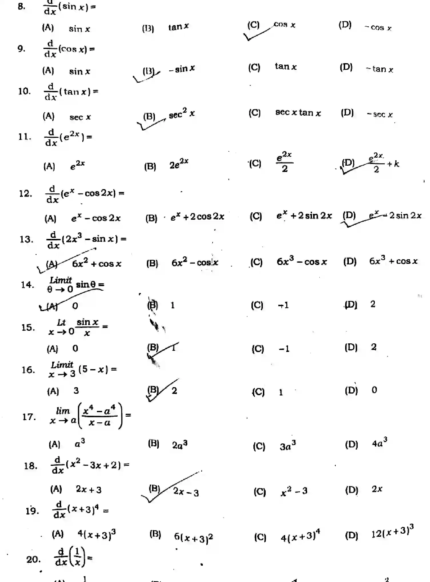 Bihar Board Class 12 2024 MONTHLY-MATHEMATICS-121-327-MAY Unit Test - Page 2